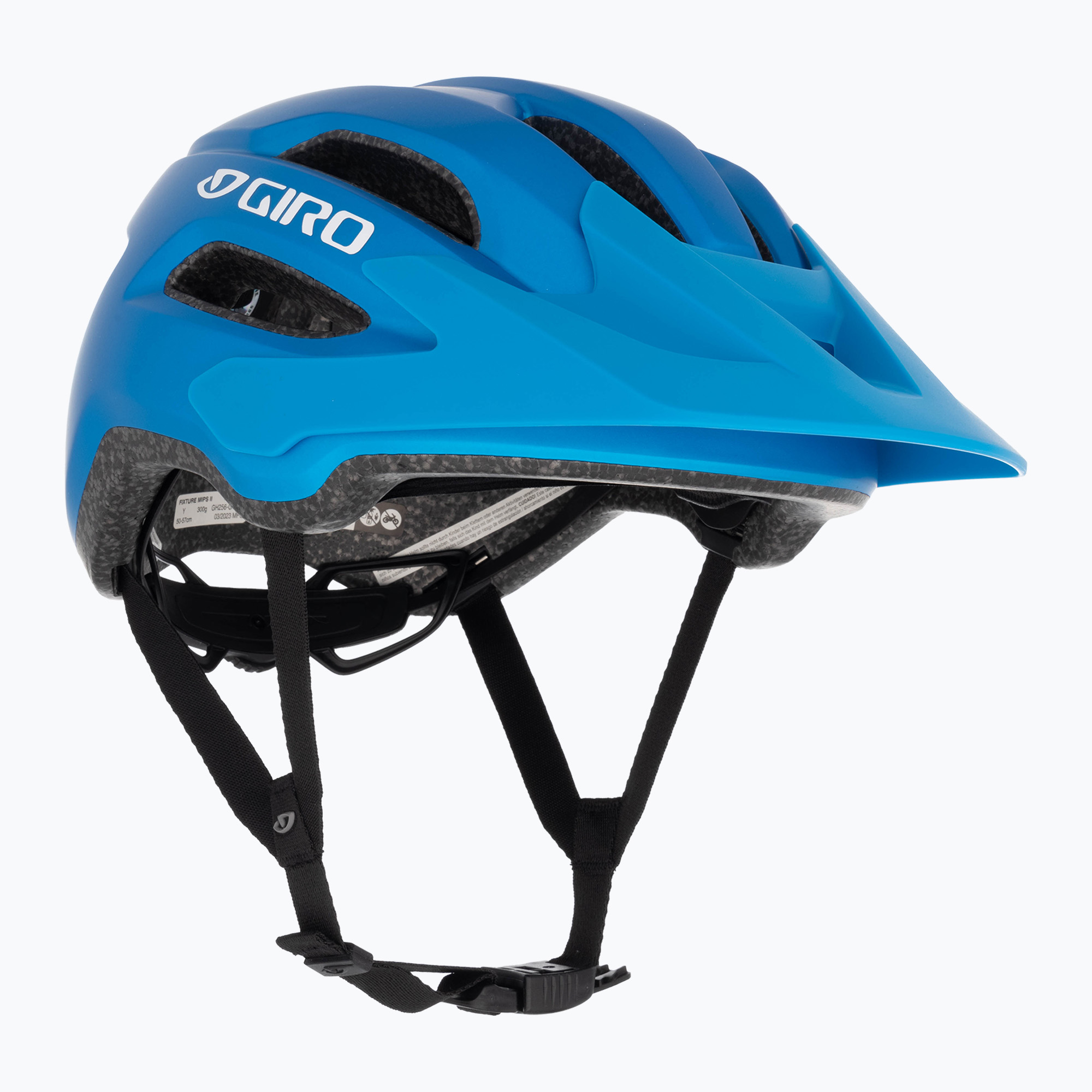 15%-kal olcsóbban.  Giro Fixture II Integrated MIPS matt ano kék gyermek biciklis bukósisak. Méret: 50-57 cm