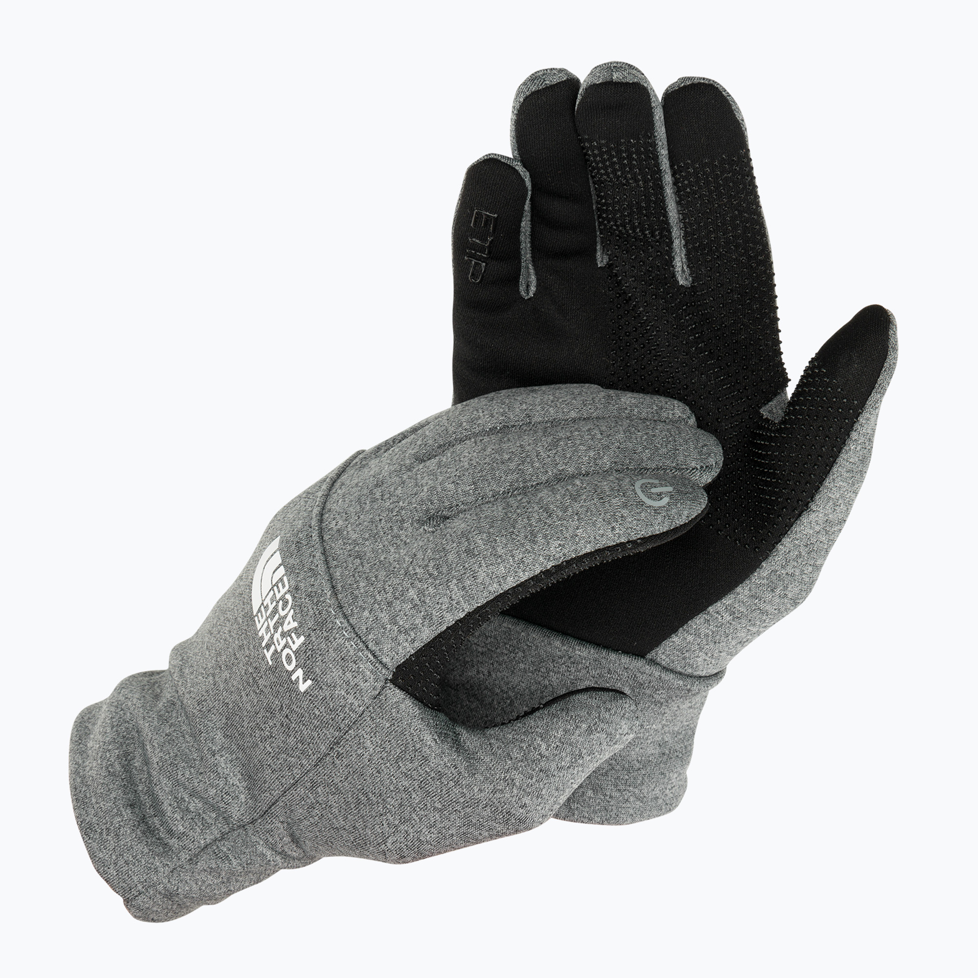 23%-kal olcsóbban.  Gyermek túrakesztyű The North Face Recycled Etip közepes szürke szürke sáska. Méret: XS
