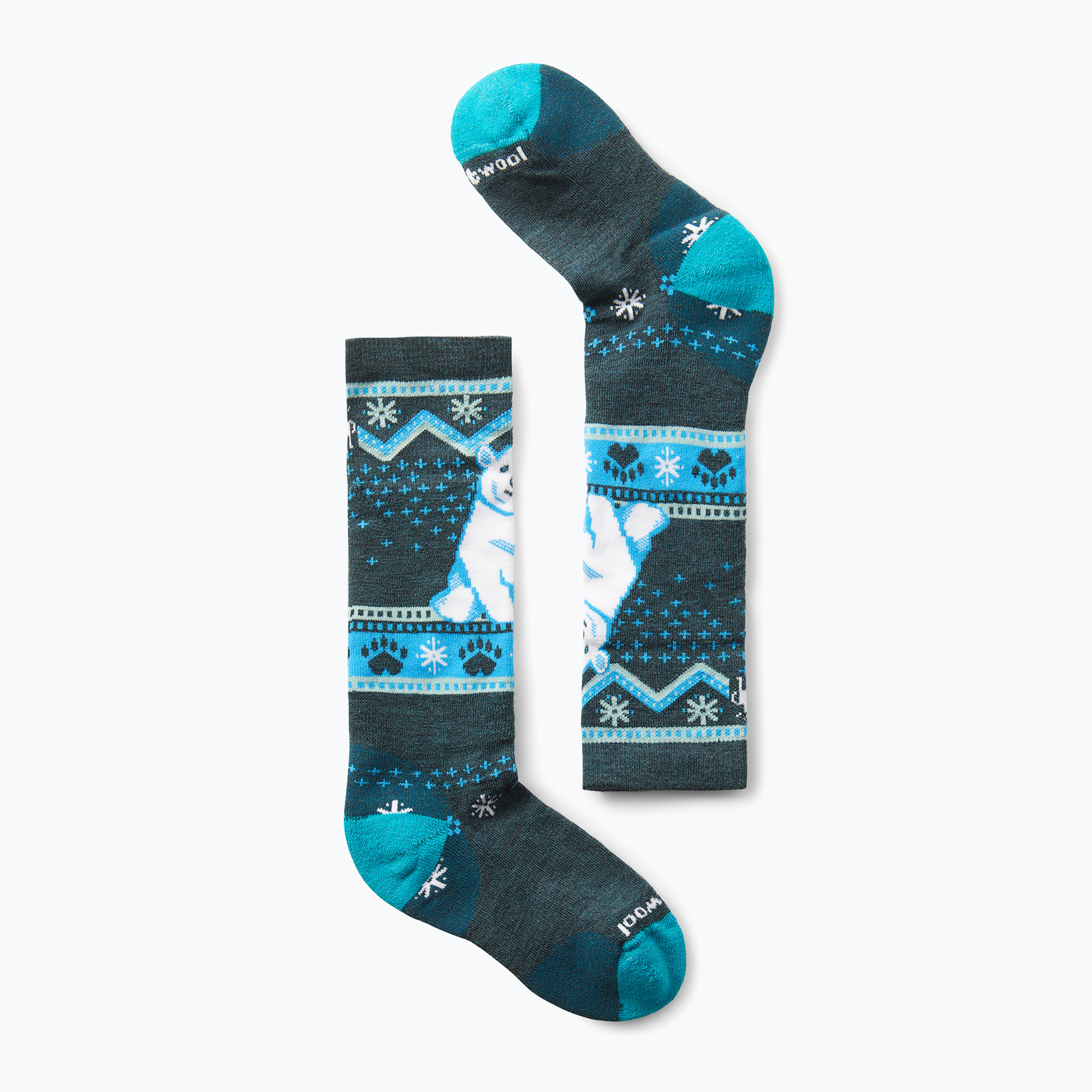 22%-kal olcsóbban.  Smartwool gyerek zokni Wintersport Full Cushion Polar Bear Pattern OTC twilight blue. Méret: M