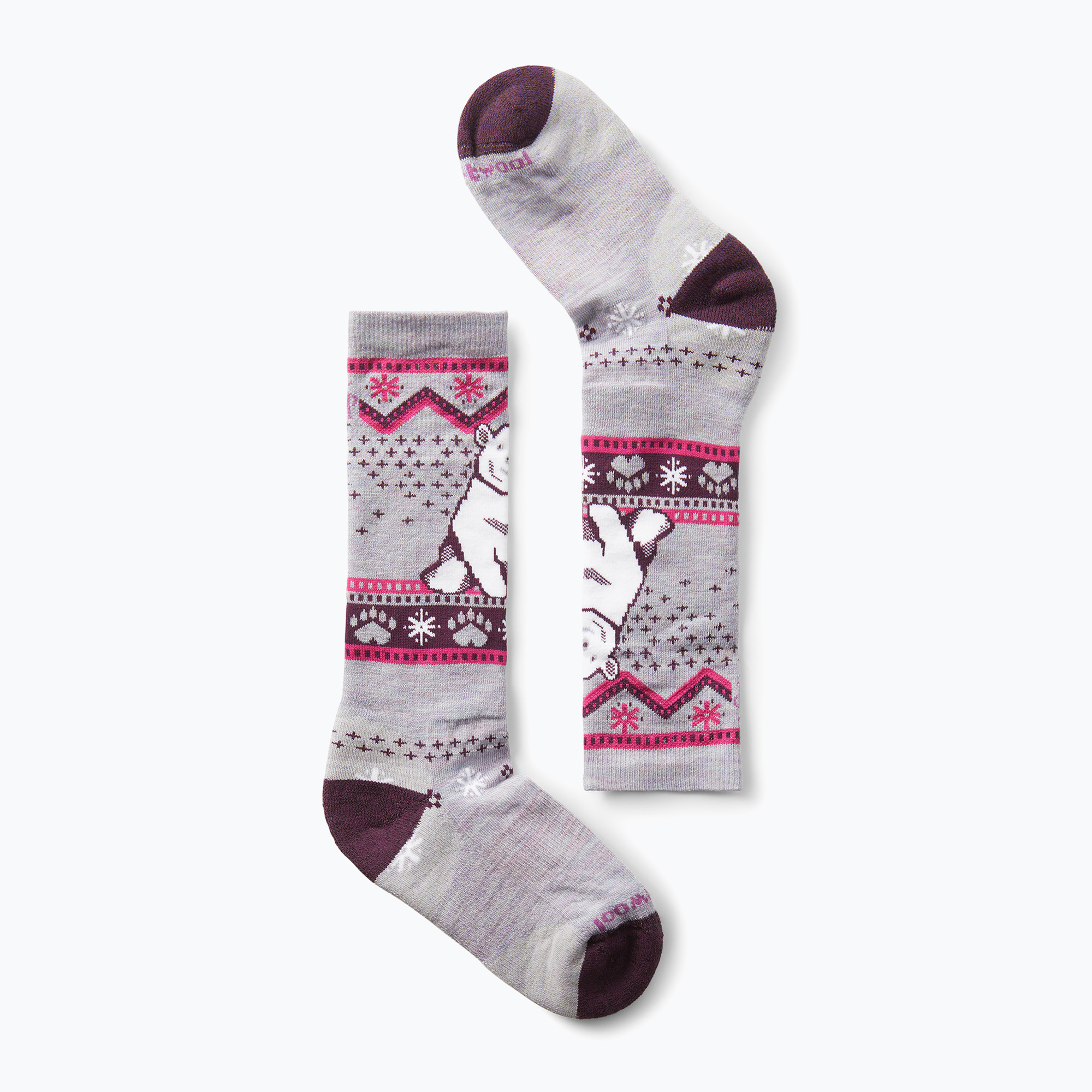 22%-kal olcsóbban.  Smartwool gyermek zokni Wintersport Full Cushion Polar Bear Pattern OTC purple eclipse. Méret: S