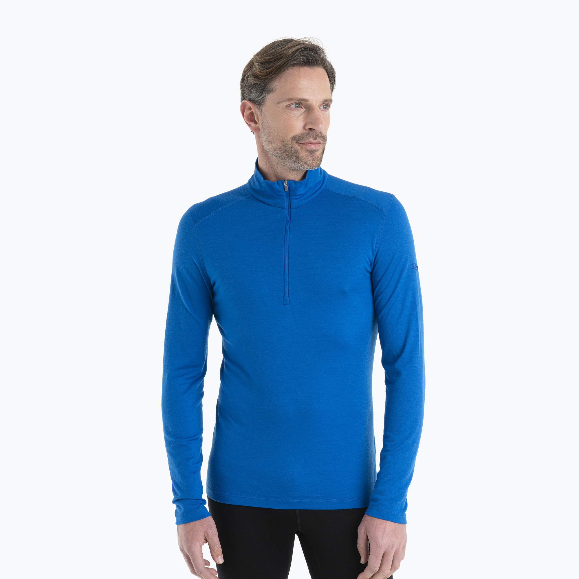 25%-kal olcsóbban.  Férfi Icebreaker 200 Oasis Half Zip termikus melegítőfelső lazurite. Méret: M