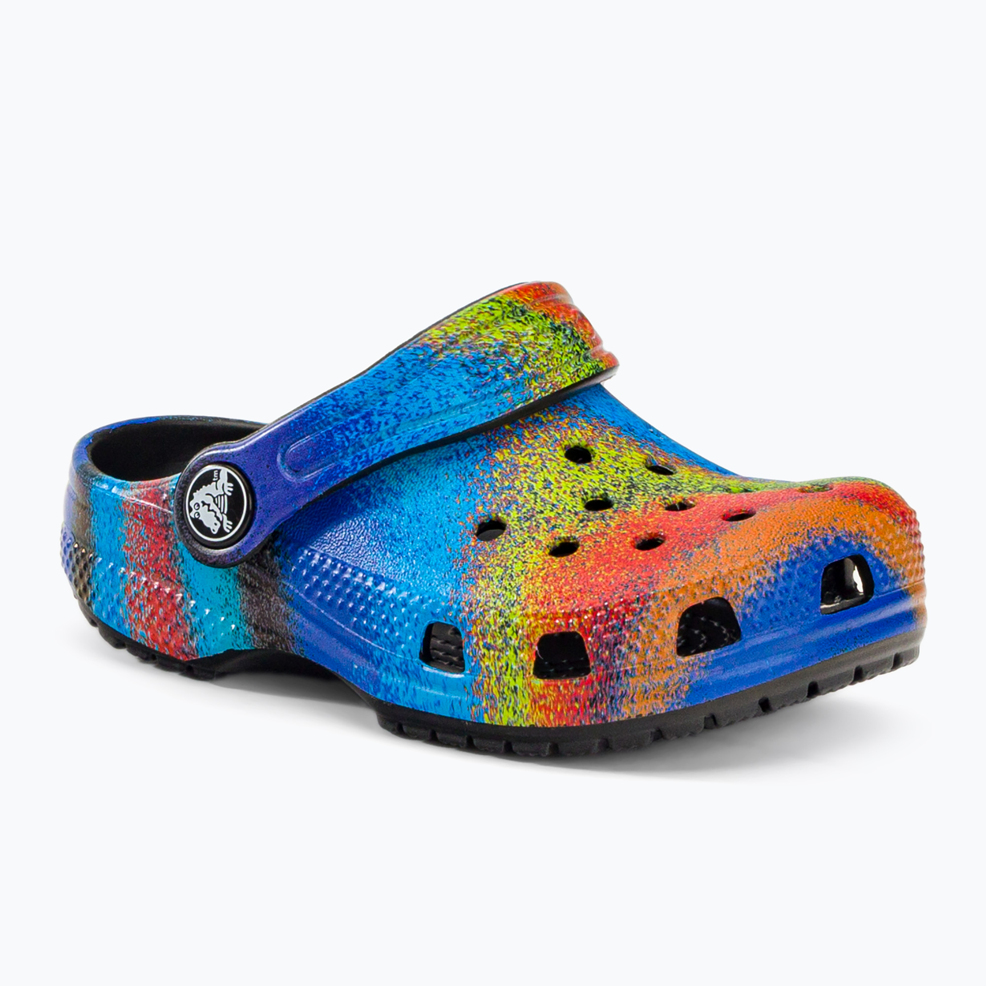 35%-kal olcsóbban.  Gyermek Crocs Classic Spray Dye Clog T fekete 208094-0C4 flip flopok