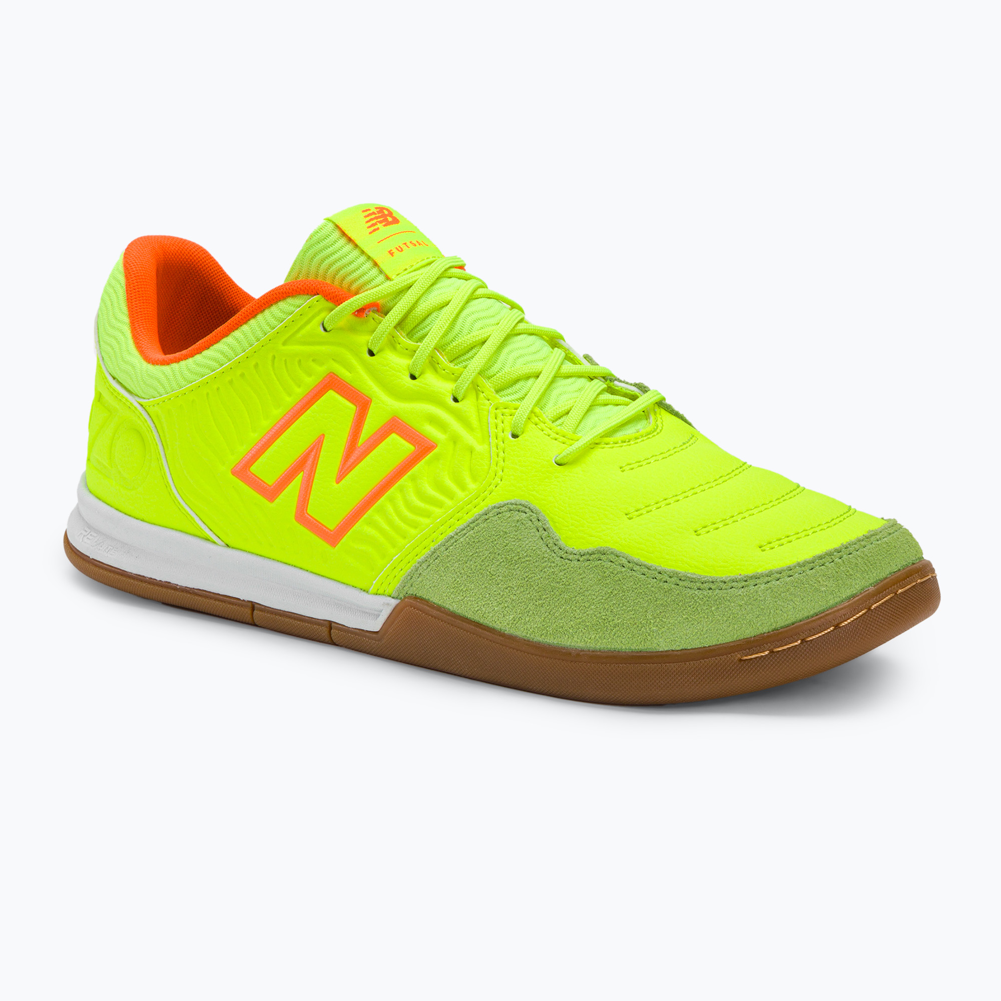 42%-kal olcsóbban.  New Balance férfi futballcipő Audazp V5+ Command IN zöld. Méret: 45.5 EU