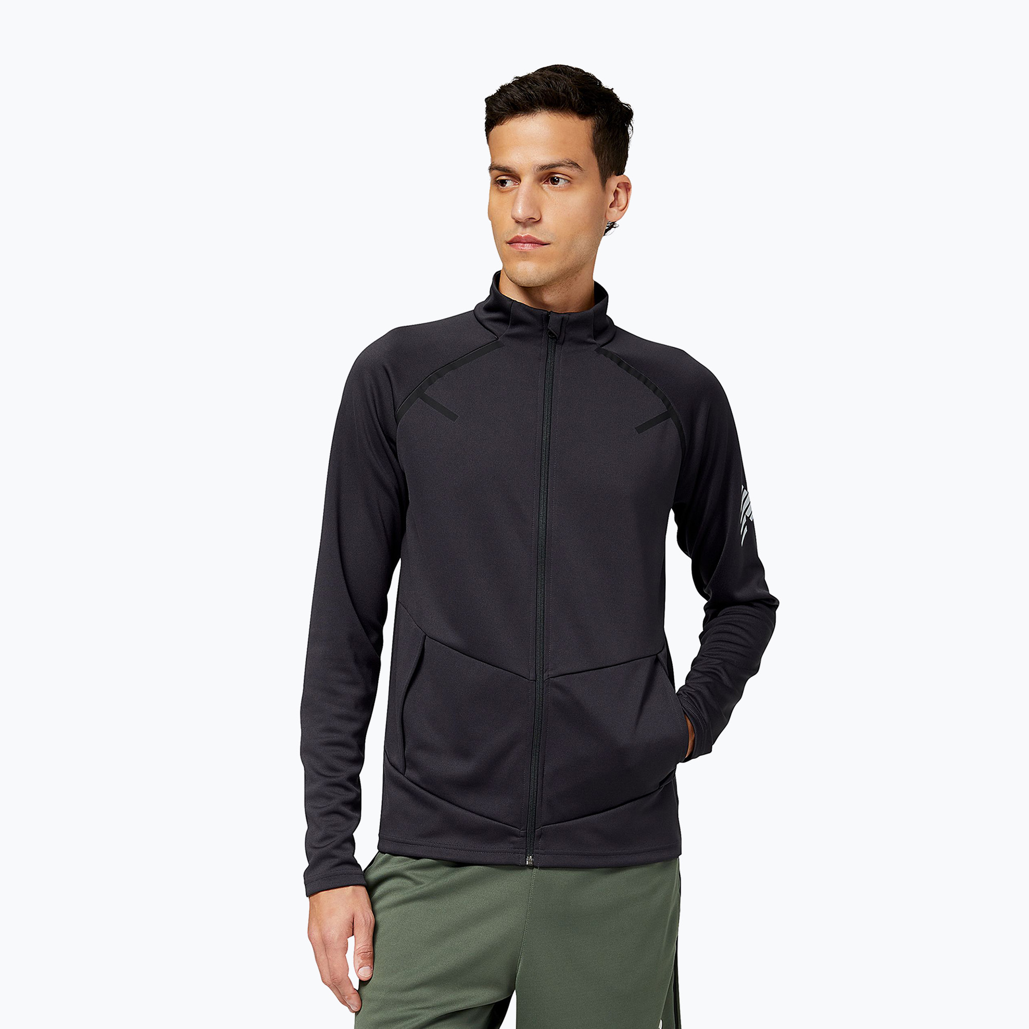 45%-kal olcsóbban.  Férfi New Balance Tenacity Football Training Track pulóver fekete NBMJ23090. Méret: S