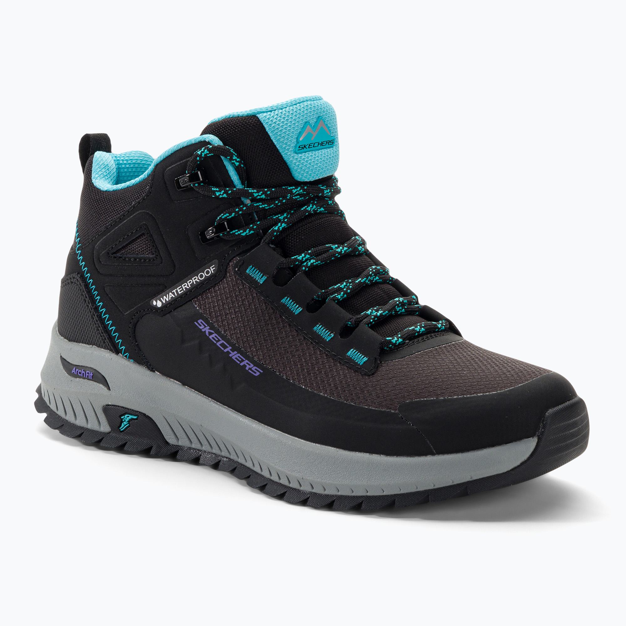 27%-kal olcsóbban.  Női túracipő SKECHERS Arch Fit Discover Elevation Gain fekete/kék