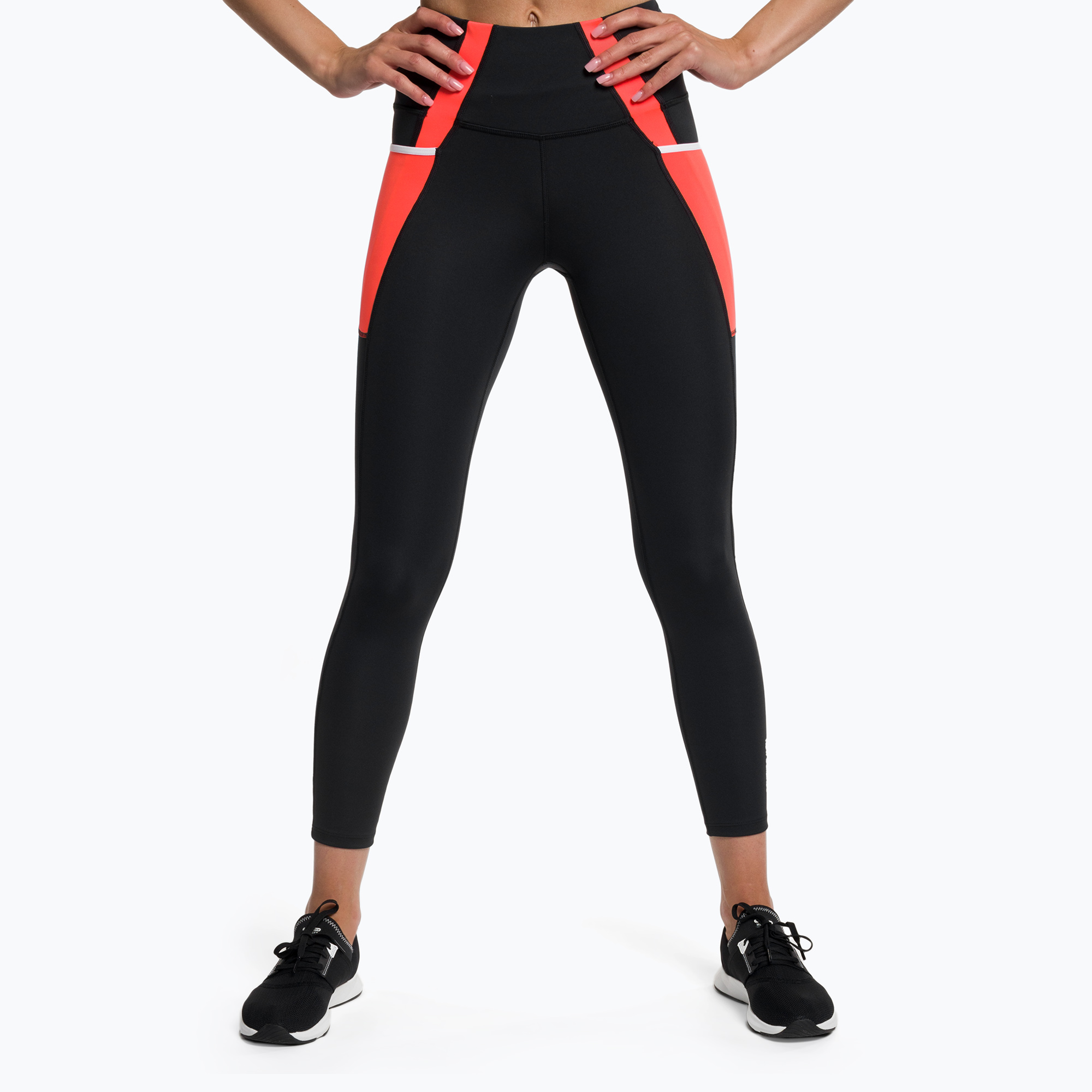 32%-kal olcsóbban.  Női edző leggings New Balance Tight Shape Shield 7/8 High Rise zseb fekete WP21112NDF. Méret: L