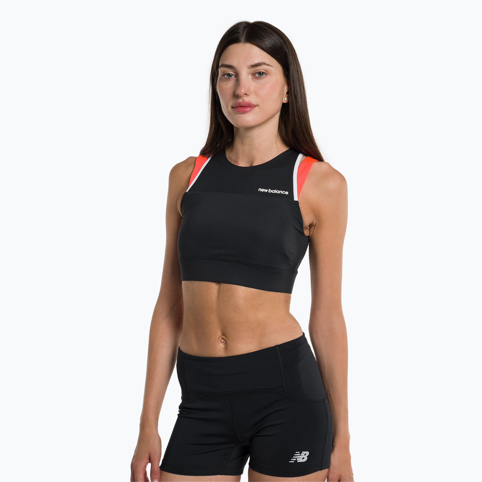 43%-kal olcsóbban.  New Balance Shape Shield Crop futómelltartó fekete WB21110NDF