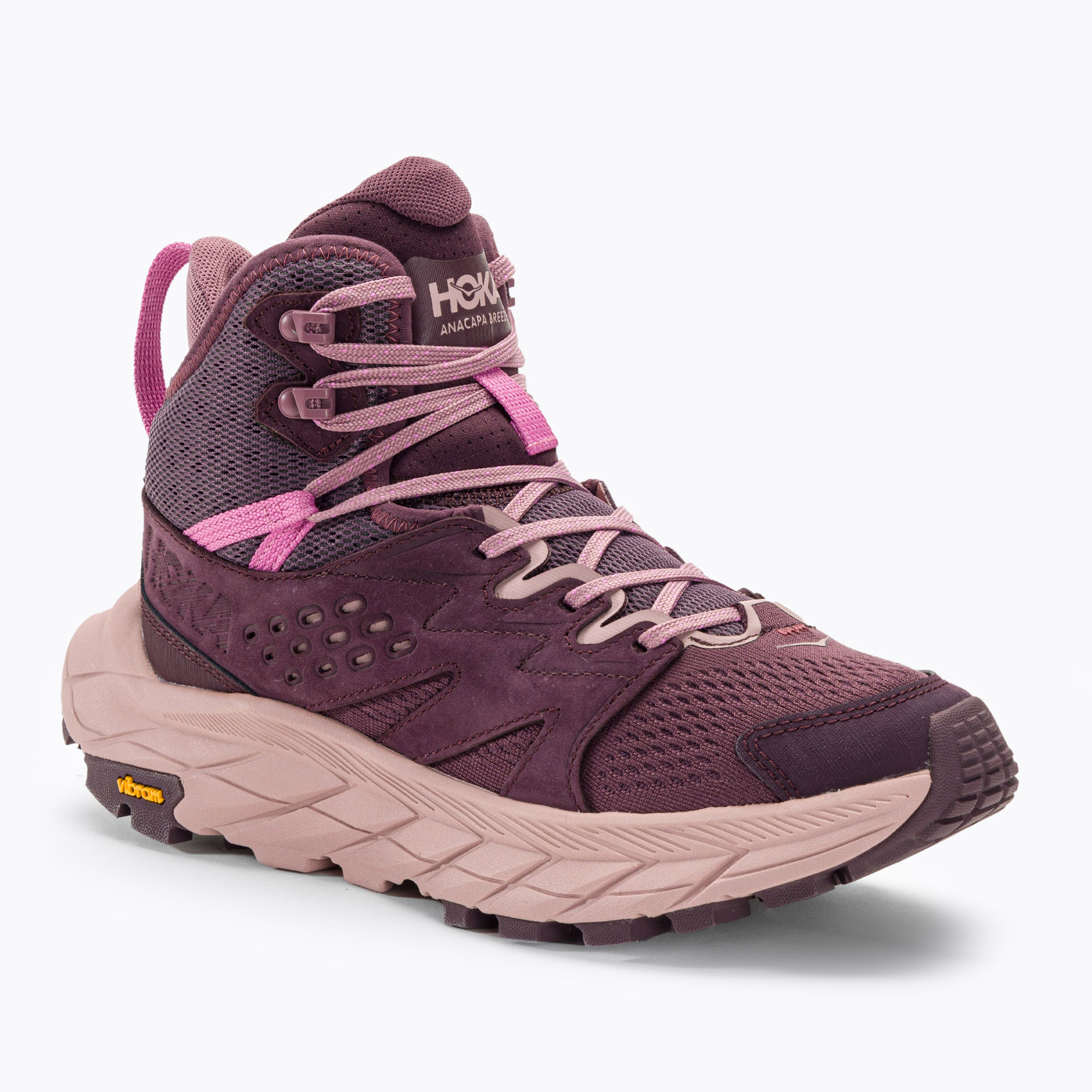 29%-kal olcsóbban.  Női túracipő HOKA Anacapa Breeze Mid mazsola/halvány lila. Méret: 42 EU