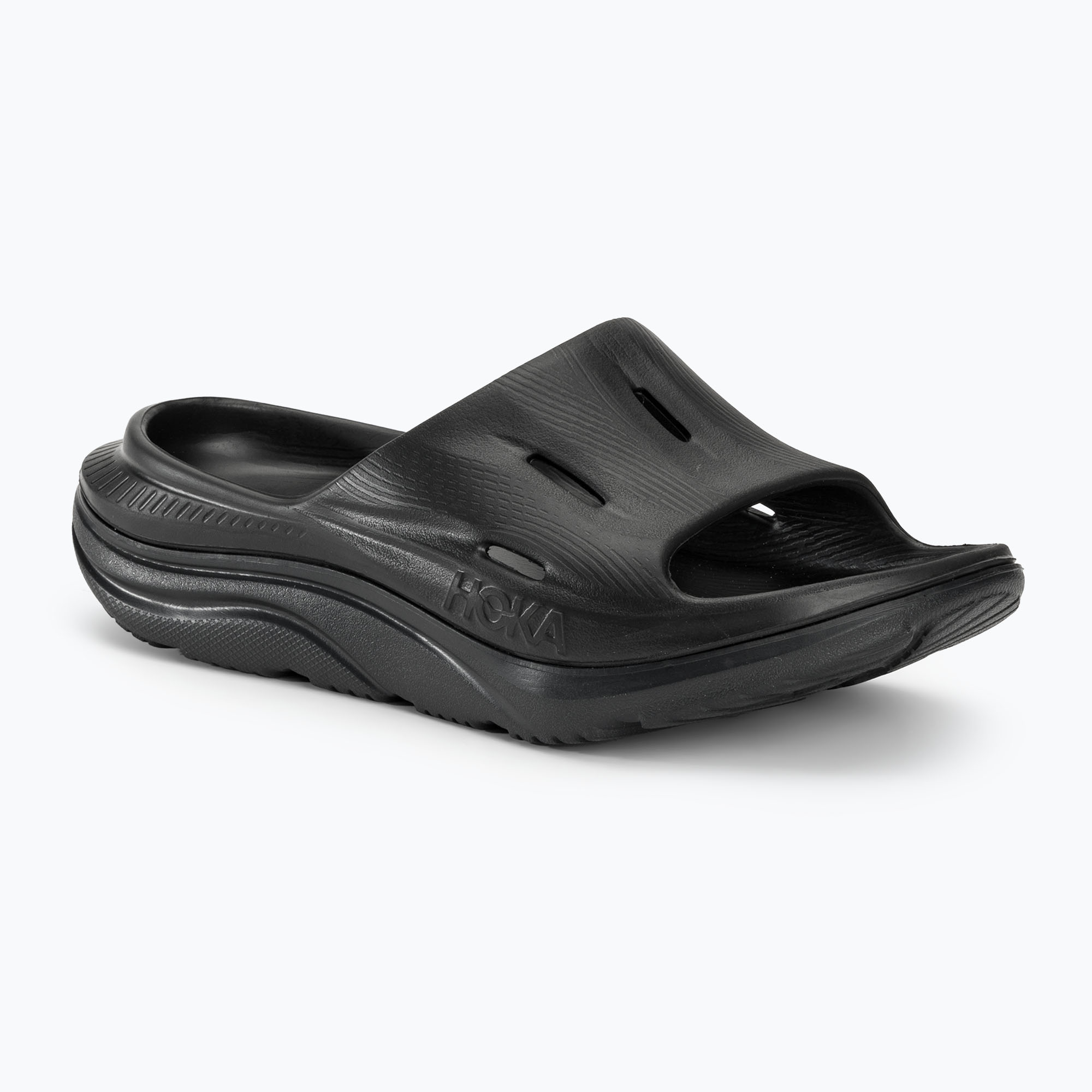 15%-kal olcsóbban.  HOKA ORA Recovery Slide 3 fekete/fekete flip-flopok