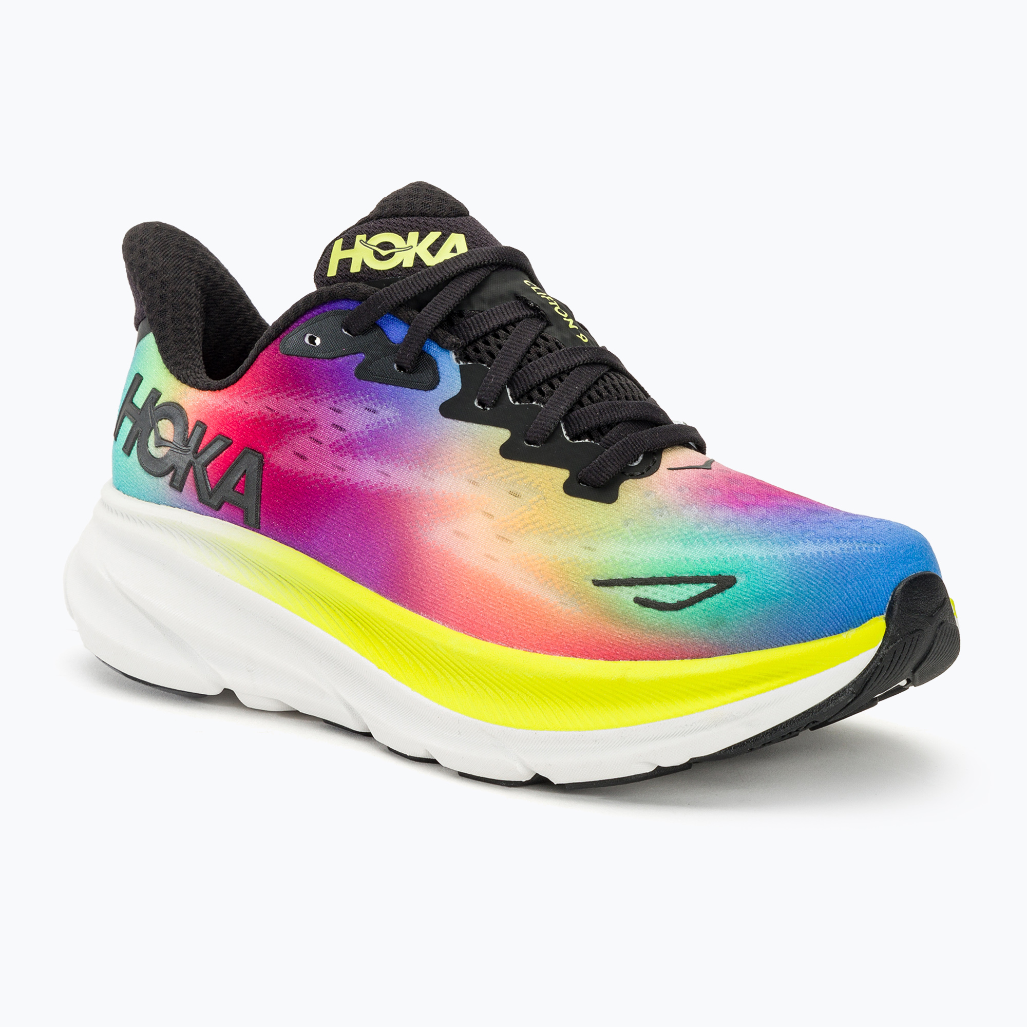 női futócipő  HOKA Clifton 9 black/multi