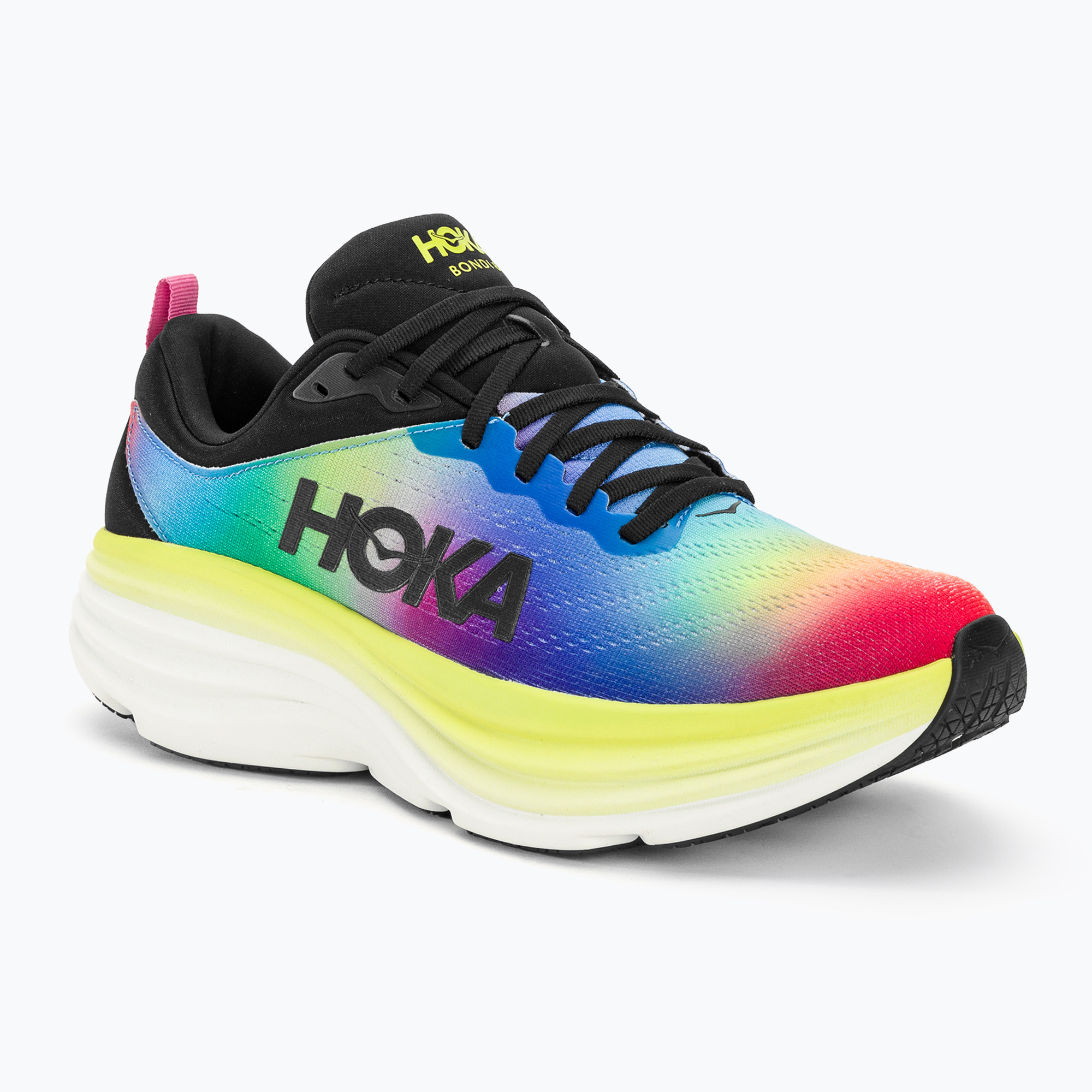 29%-kal olcsóbban.  Férfi futócipő  HOKA Bondi 8 black/multi. Méret: 47 1/3 EU