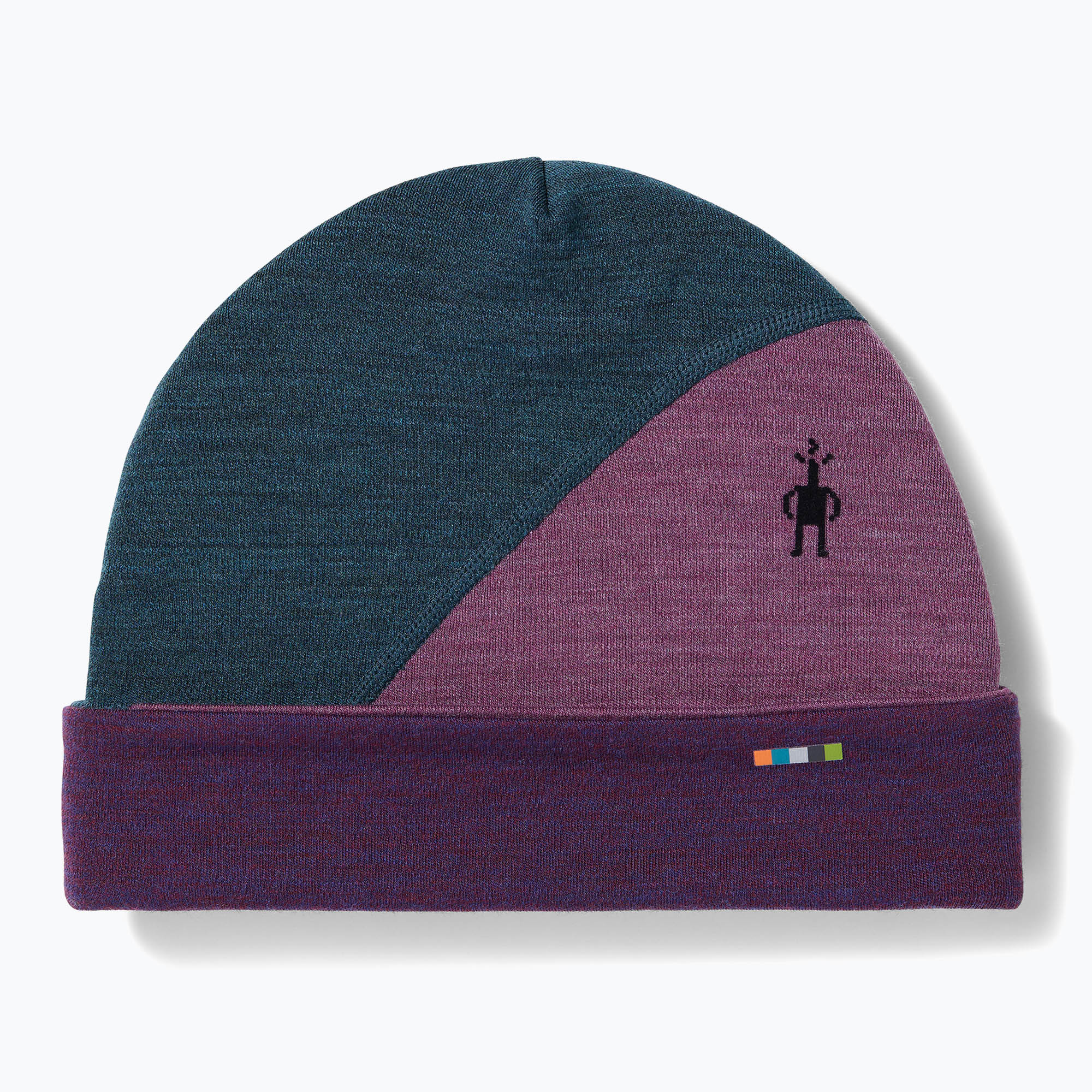 15%-kal olcsóbban.  Smartwool Thermal Merino Colorblock téli sapka twilight blue heather. Méret: OS