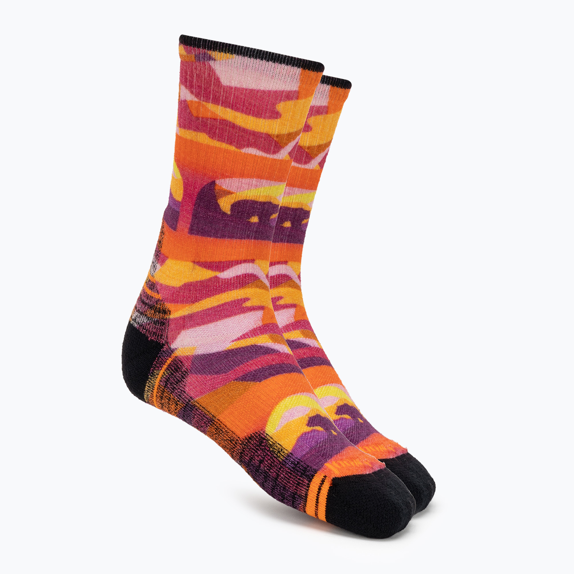 20%-kal olcsóbban.  Smartwool női trekking zokni Hike Light Cushion Bear Country Print Crew narancssárga rozsda. Méret: S