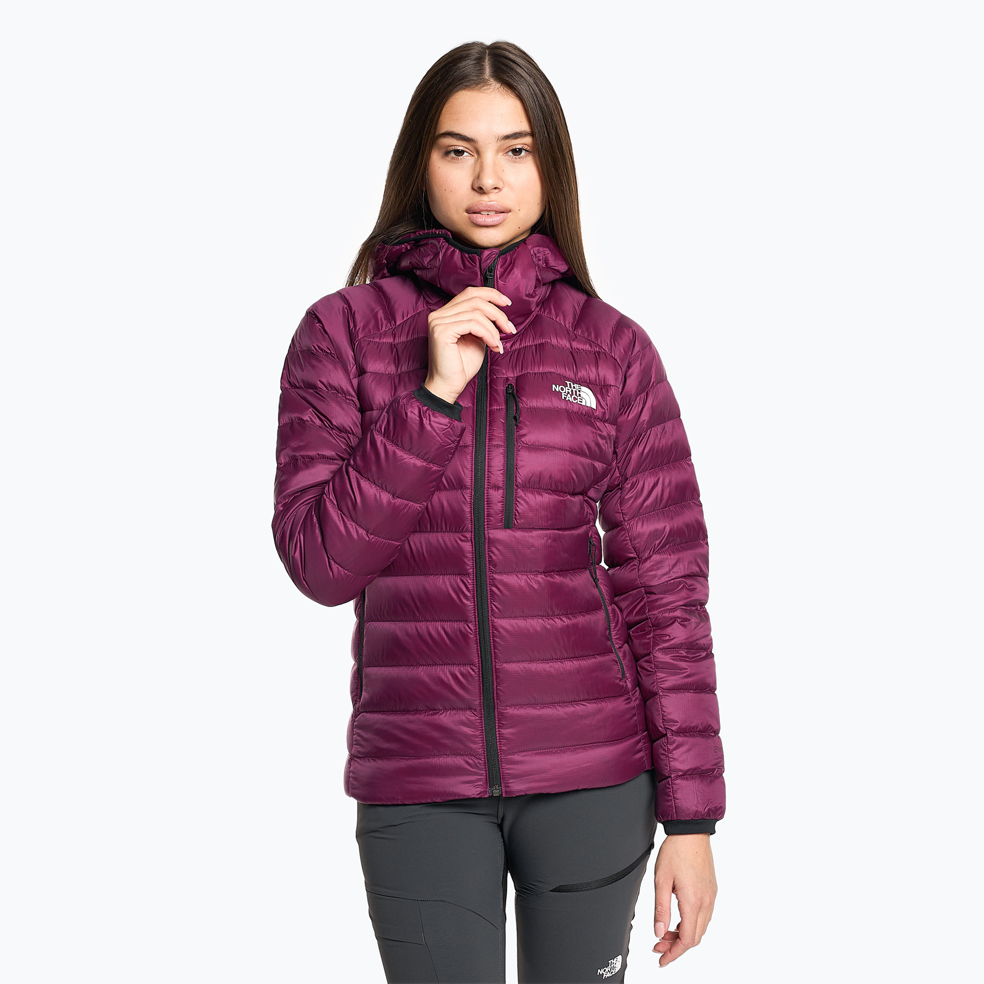 29%-kal olcsóbban.  Női télikabát The North Face Summit Breithorn Hoodie boysenberry. Méret: E