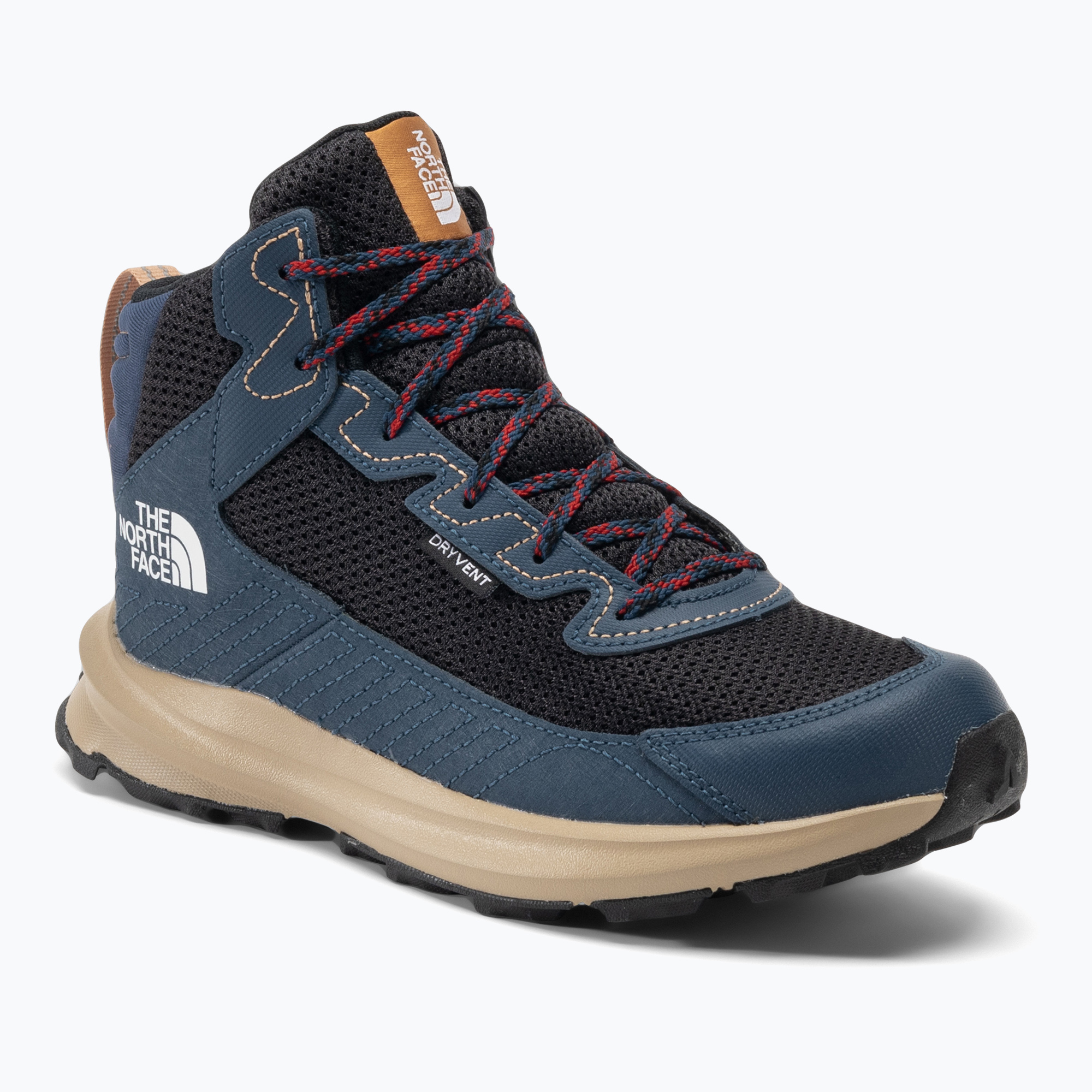 25%-kal olcsóbban.  The North Face Fastpack Hiker Mid Wp árnyékos kék/fehér gyermek túrabakancsok. Méret: 36 (4 US)