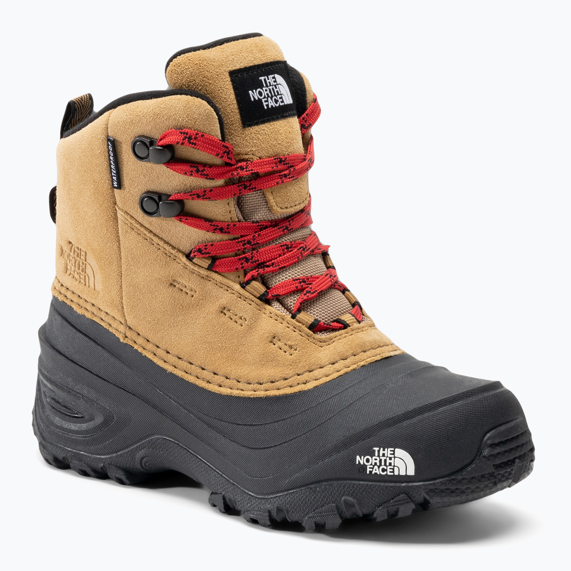 30%-kal olcsóbban.  The North Face Chilkat V Lace mandula vaj/fekete gyermek túracipő. Méret: 32 (1 US)
