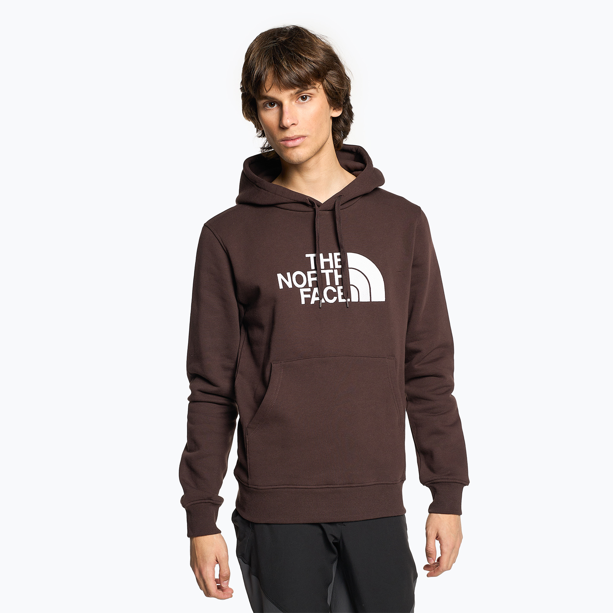 34%-kal olcsóbban.  Férfi The North Face Drew Peak pulóveres kapucnis pulóver szénbarna. Méret: L
