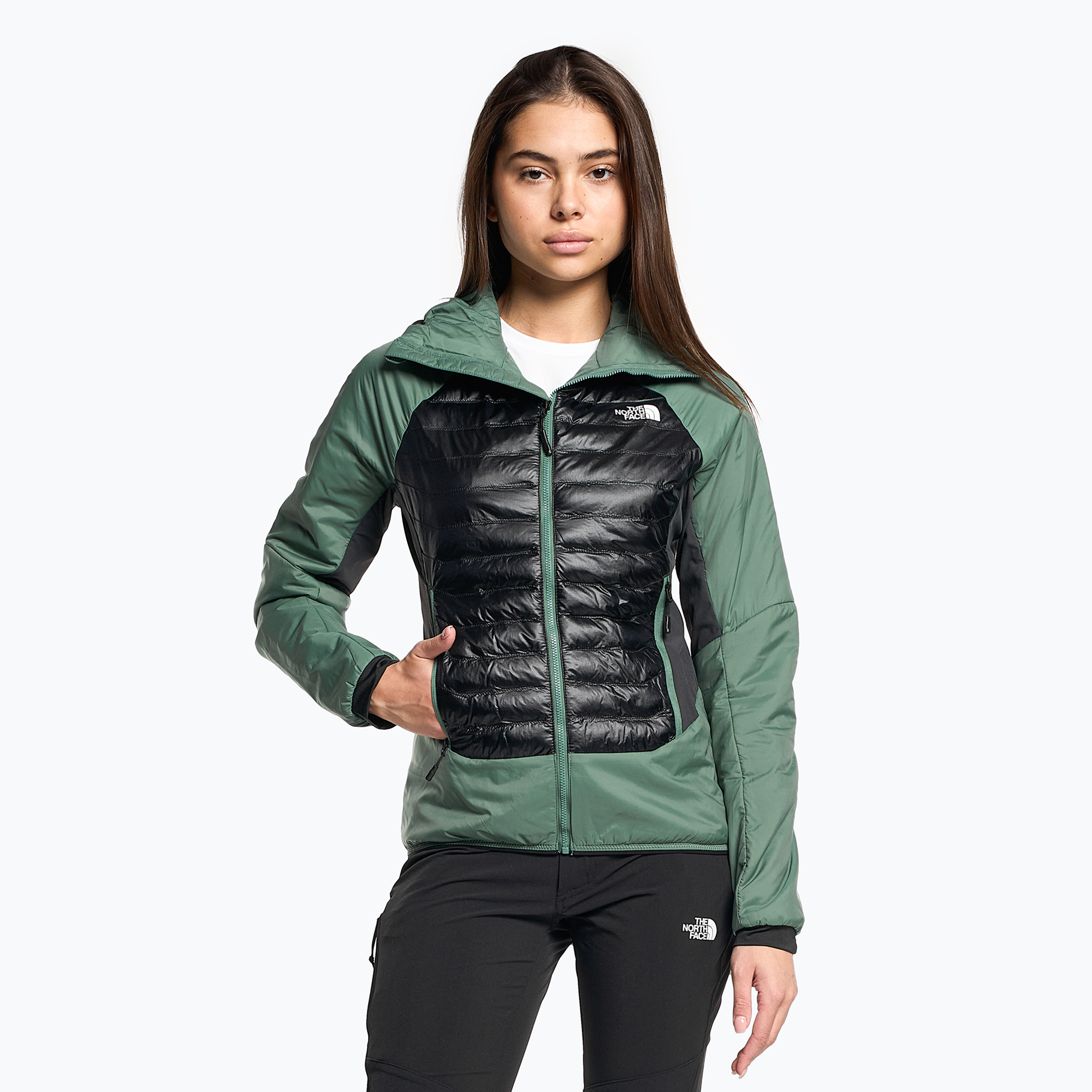 29%-kal olcsóbban.  The North Face Macugnaga Hybrid Insulation női kabát sötét zsálya/fekete/aszfalt szürke. Méret: XS