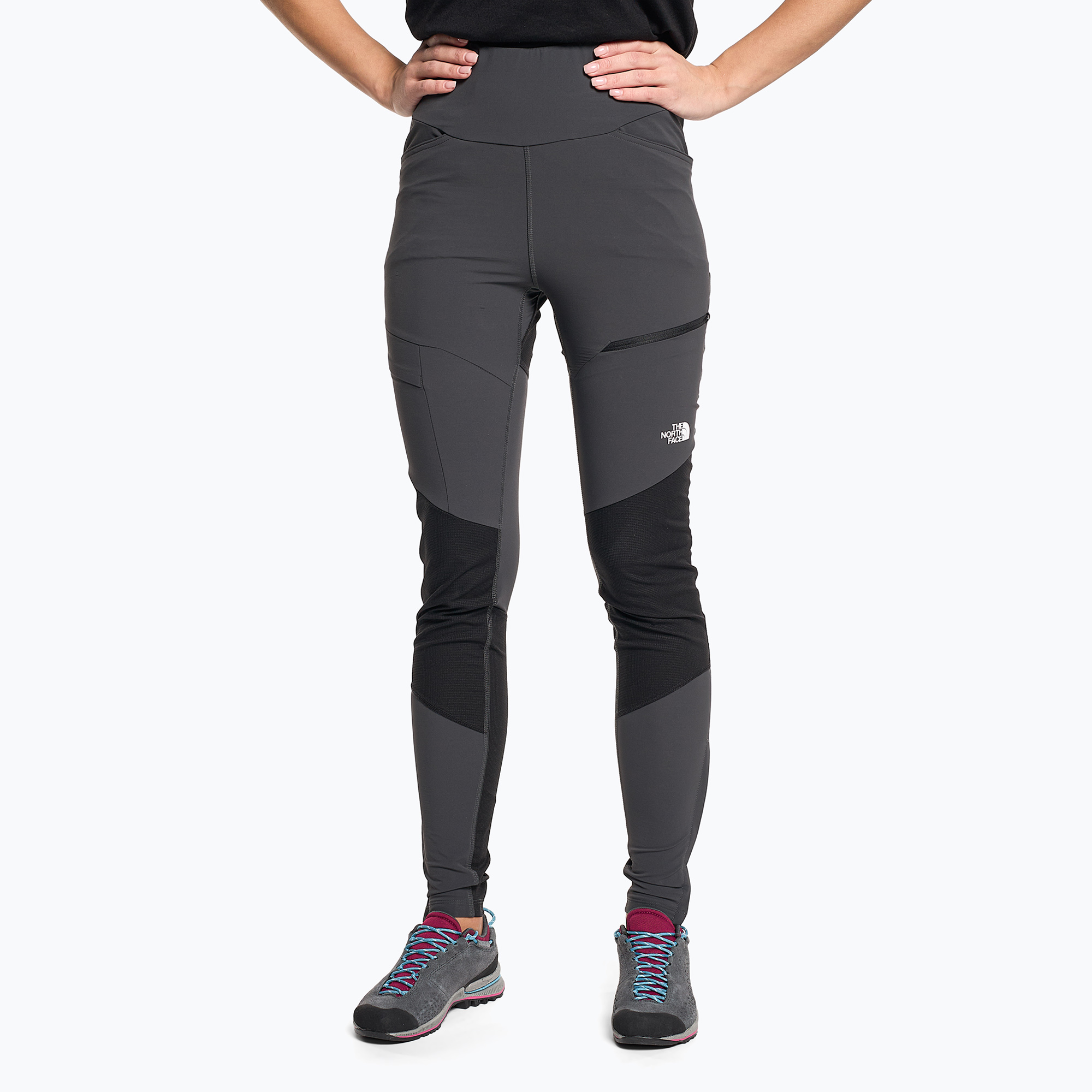 15%-kal olcsóbban.  Női hegymászónadrág The North Face Felik Alpine Tight aszfalt szürke/fekete/fekete aszfalt. Méret: 6/R