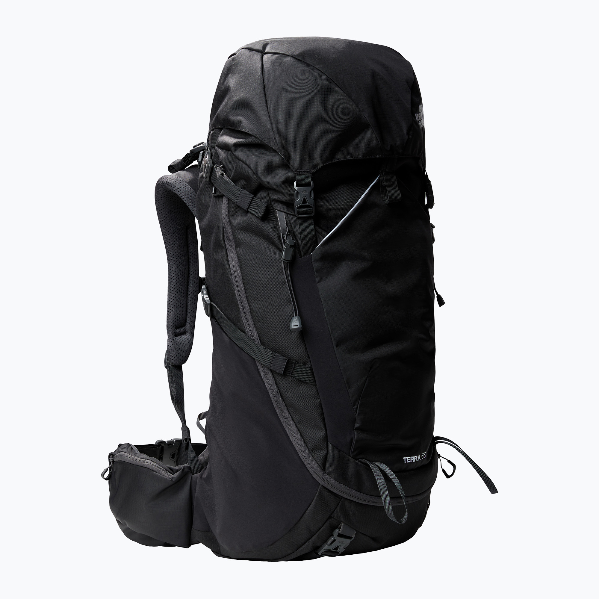 trekking hátizsák The North Face Terra 55 l black/asphalt grey. Méret: S / M