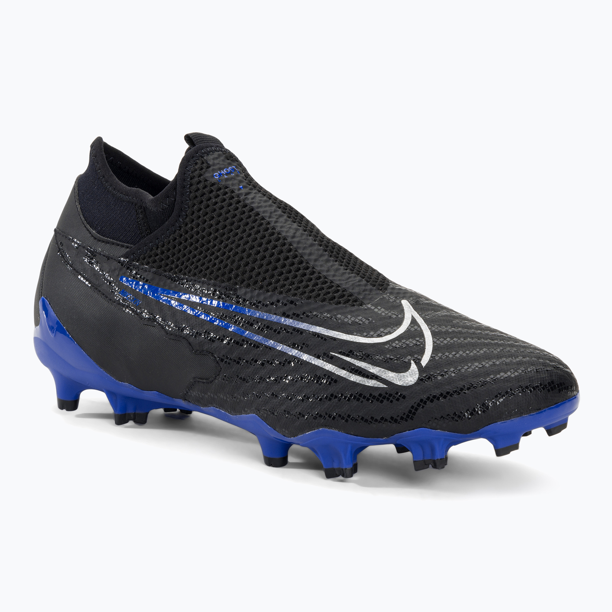 22%-kal olcsóbban.  Focicipő Nike Phantom GX Academy DF FG/MG black/chrome/hyper royal. Méret: 44.5 EU