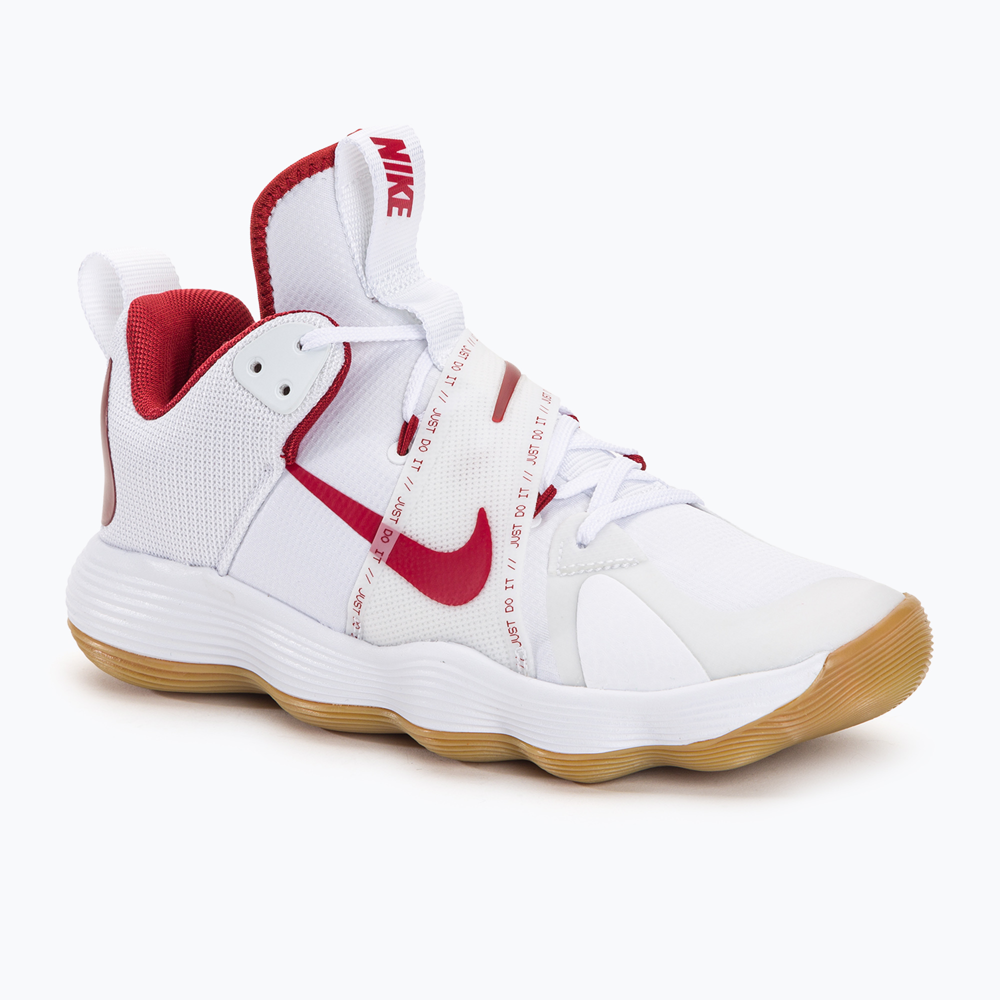 20%-kal olcsóbban.  Férfi röplabdacipő Nike React Hyperset SE fehér/csapatbíbor fehér. Méret: 44 EU