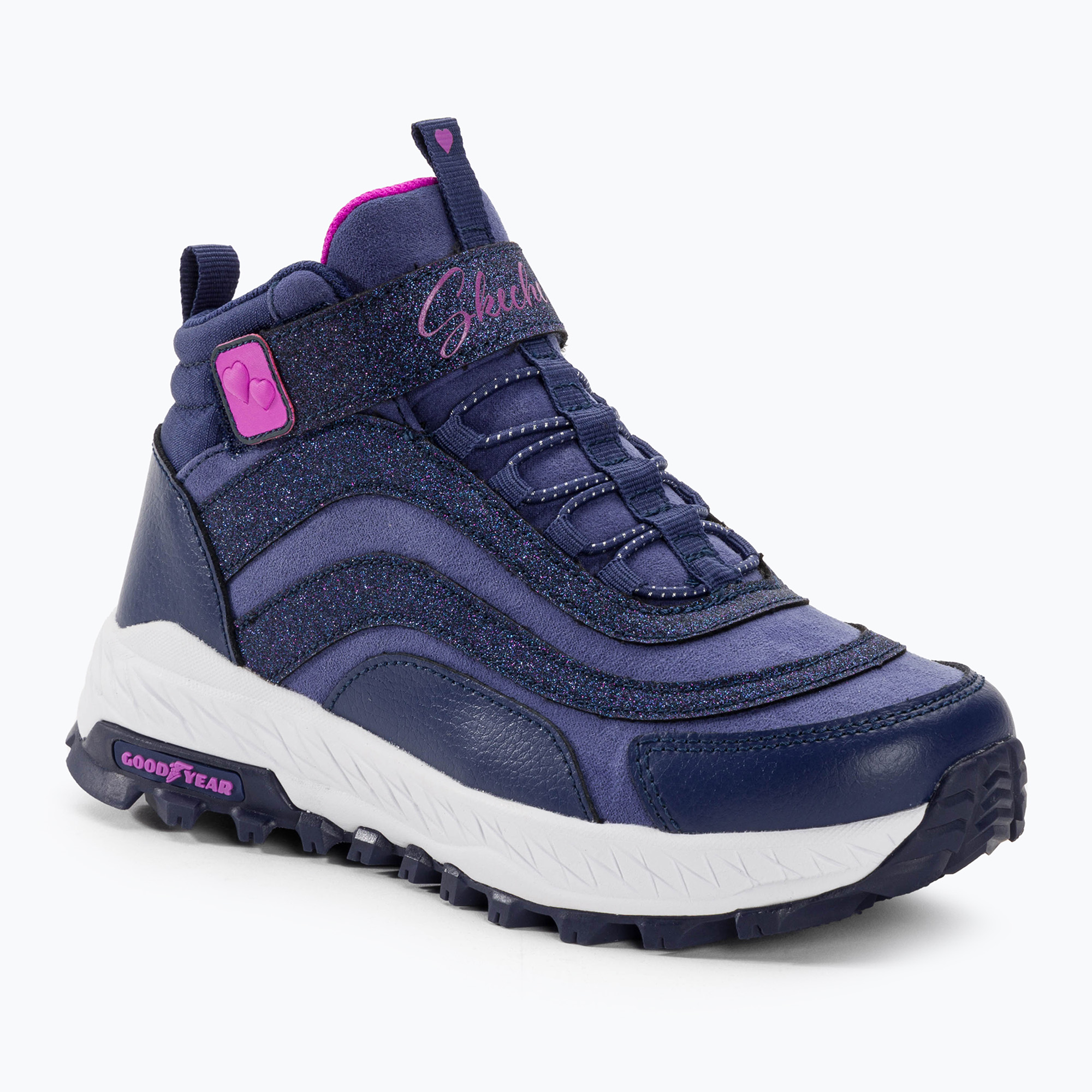 35%-kal olcsóbban.  SKECHERS Fuse Tread Wild Adventure gyerek túracipő navy