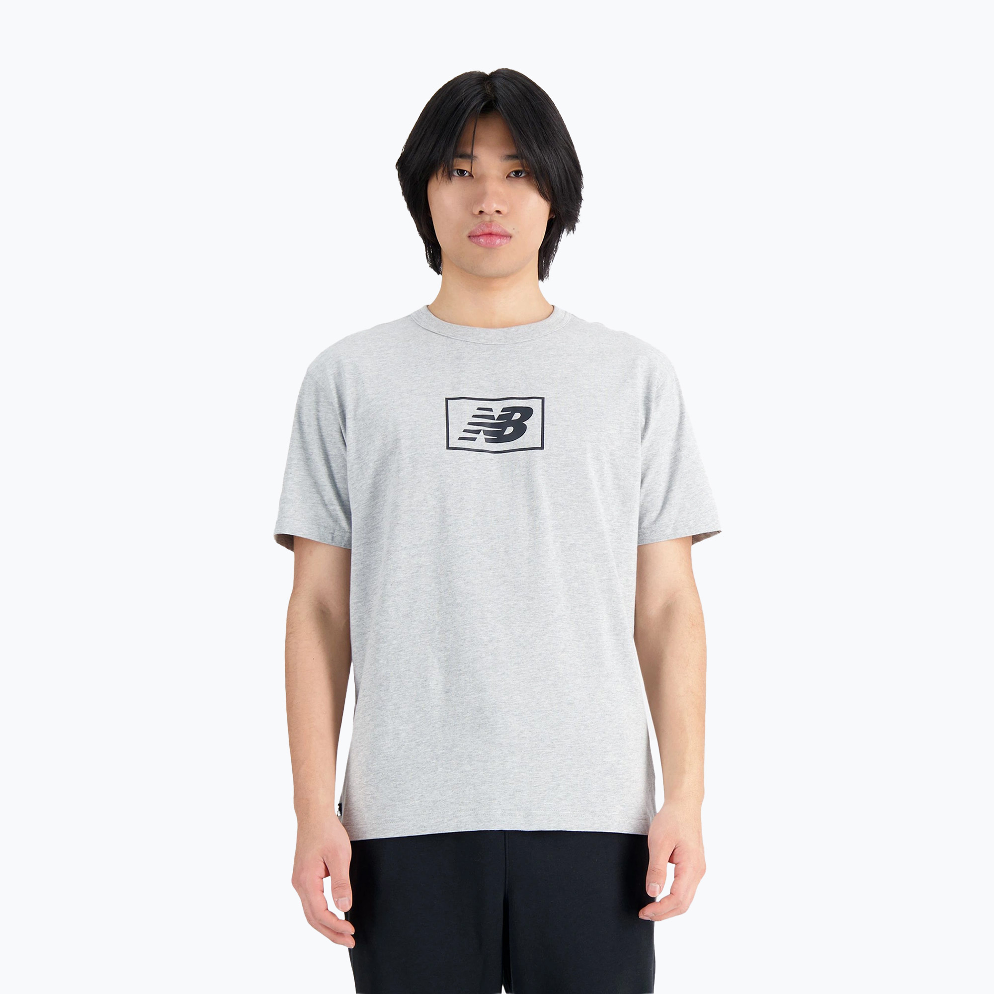 25%-kal olcsóbban.  Férfi póló New Balance Essentials Logo athletic grey