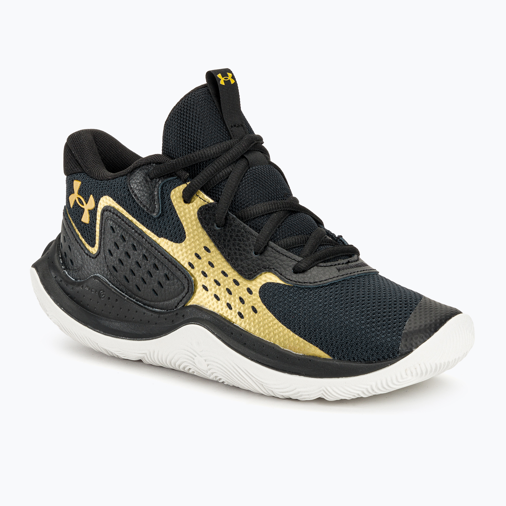 15%-kal olcsóbban.  Under Armour Jet' 23 black/metallic gold/metallic gold kosárlabda cipő. Méret: 44 (10 US)