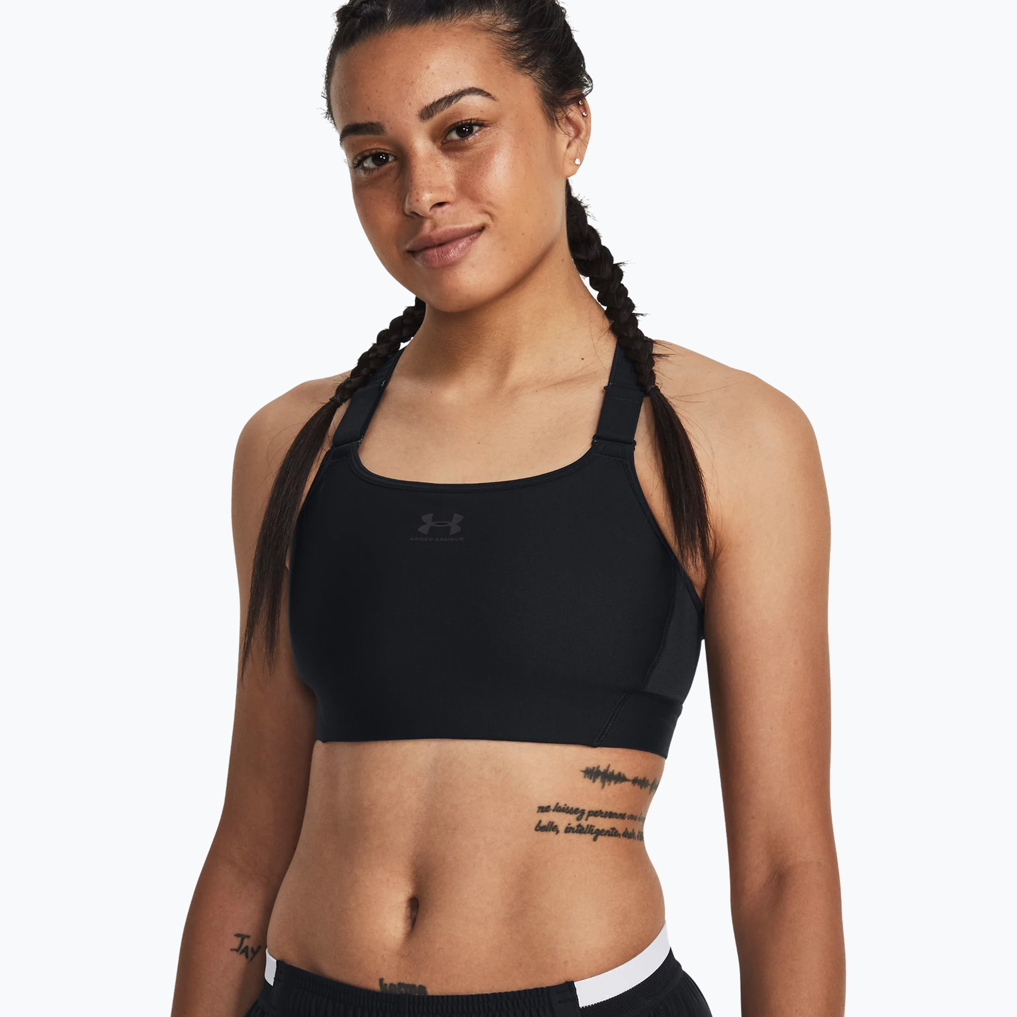 32%-kal olcsóbban.  Under Armour HG Armour High fekete/sugárszürke fitness melltartó. Méret: L