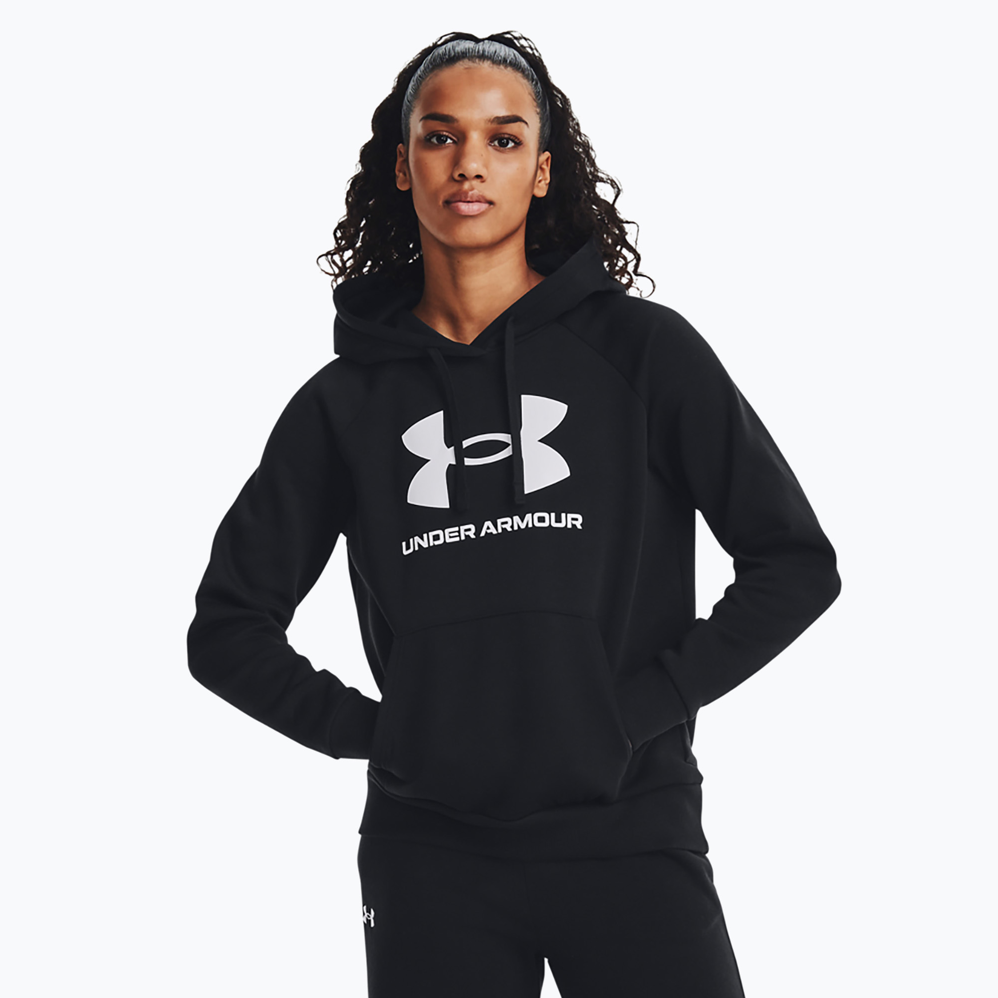39%-kal olcsóbban.  női pulóver Under Armour Rival Fleece Big Logo Hoody black/white. Méret: XS