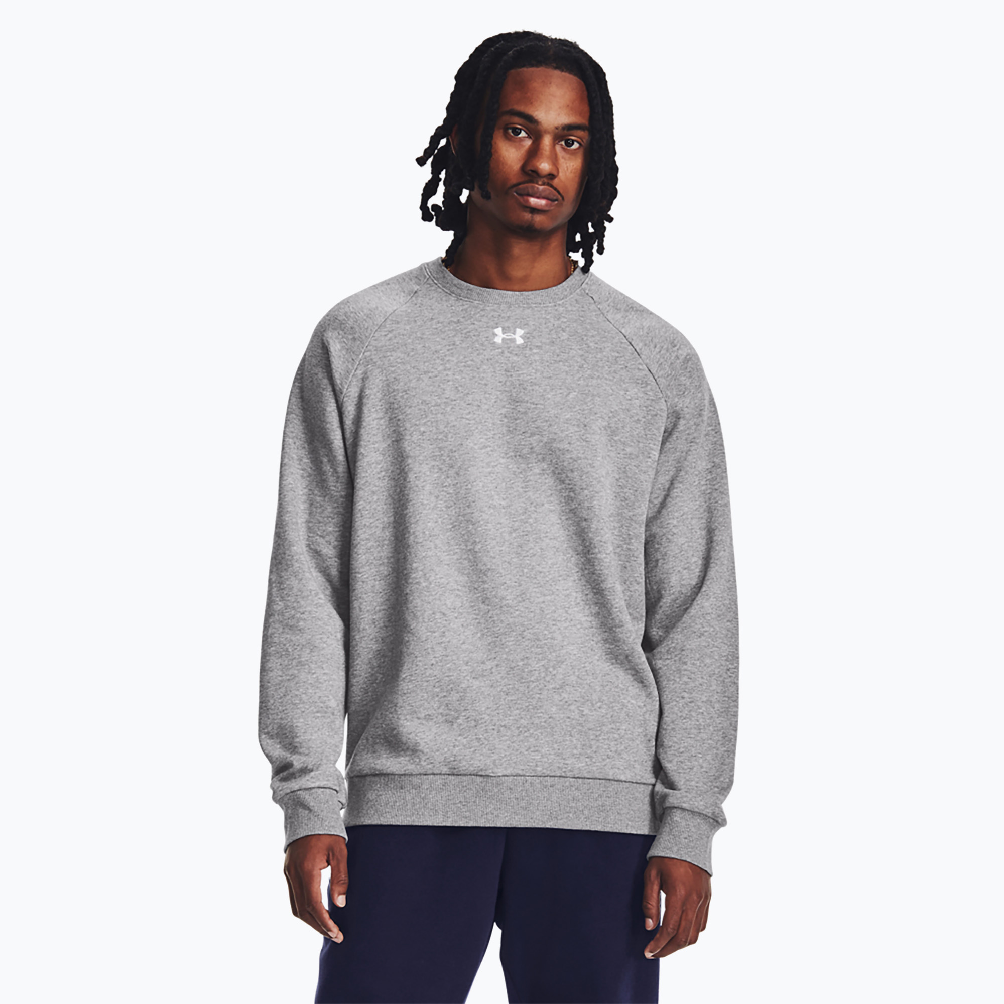 18%-kal olcsóbban.  Férfi melegítőfelső Under Armour Rival Fleece Crew castlerock light heather/white. Méret: L