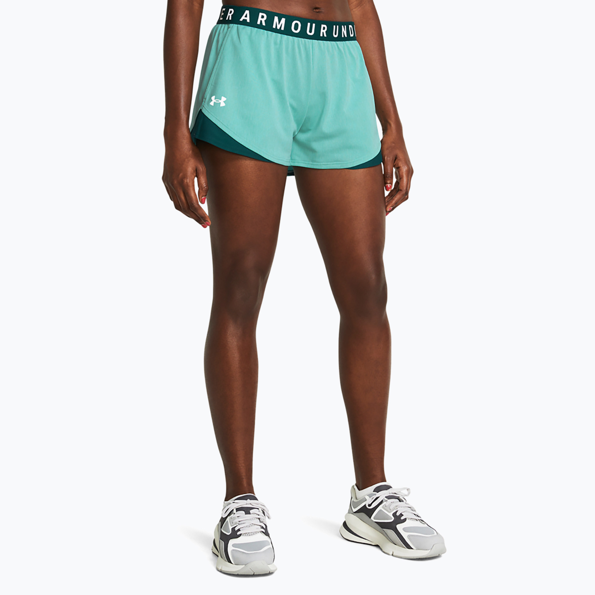 15%-kal olcsóbban.  női rövidnadrágUnder Armour Play Up Twist 3.0 radial turquoise/hydro teal/white. Méret: XS
