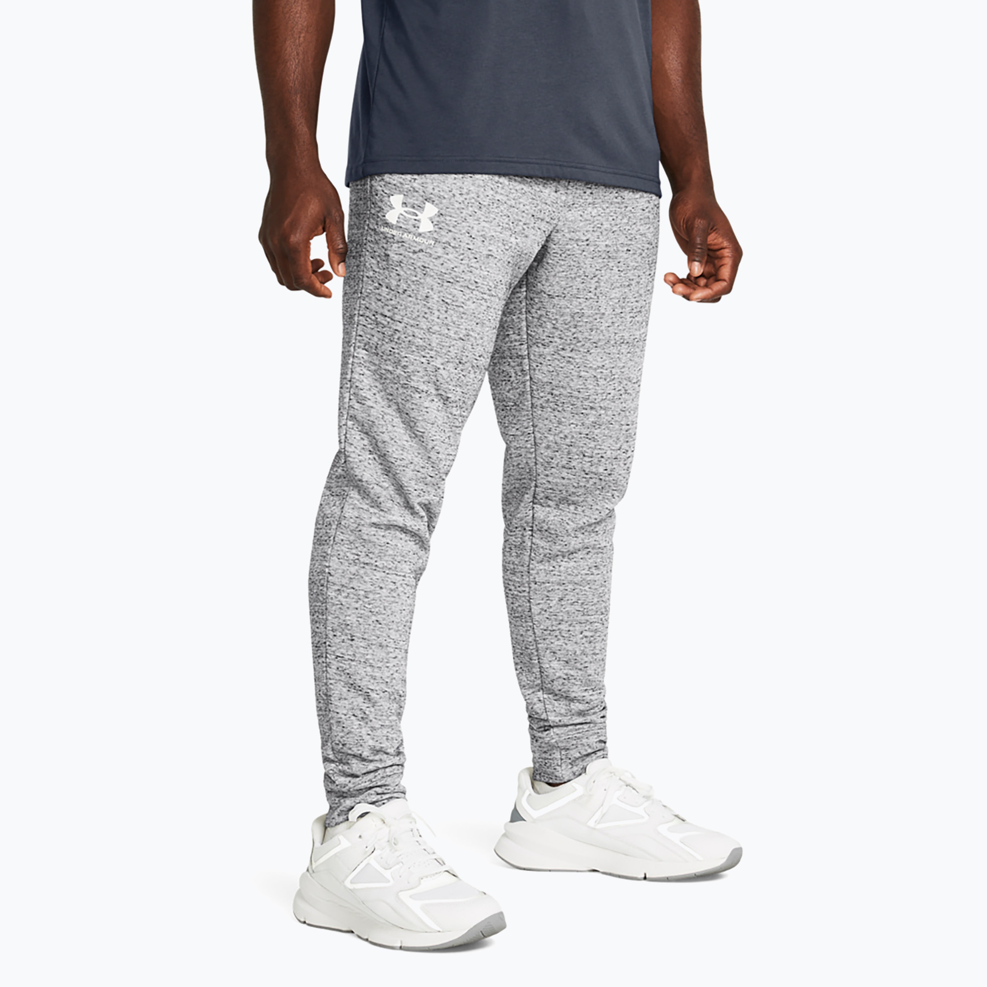 15%-kal olcsóbban.  férfi nadrág Under Armour Rival Terry Jogger mod gray light heather/onyx white. Méret: M