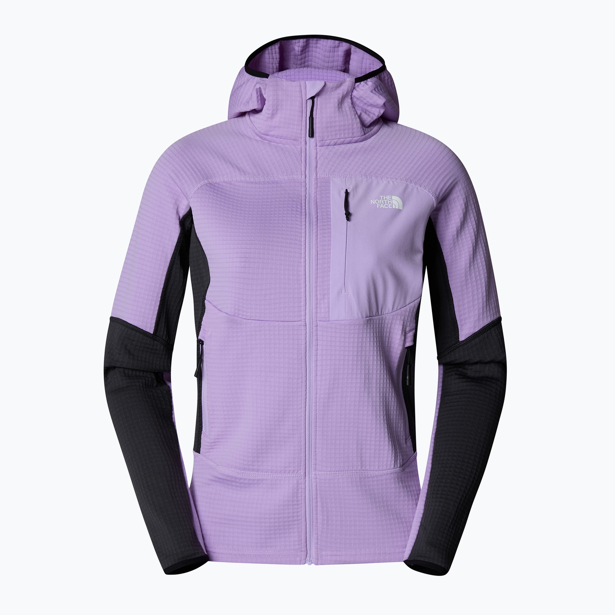 15%-kal olcsóbban.  Női trekking pulóver The North Face Stormgap Powergrid lite lila/aszfalt szürke. Méret: M
