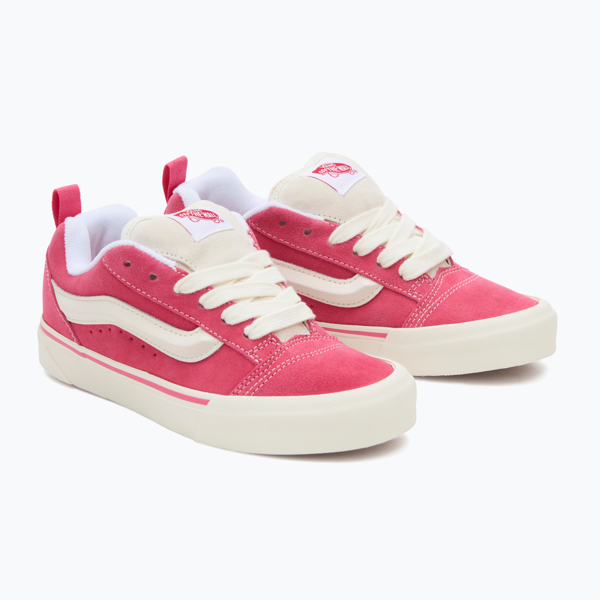 15%-kal olcsóbban.  Cipő Vans Knu Skool pink/true white. Méret: 40.5 EU