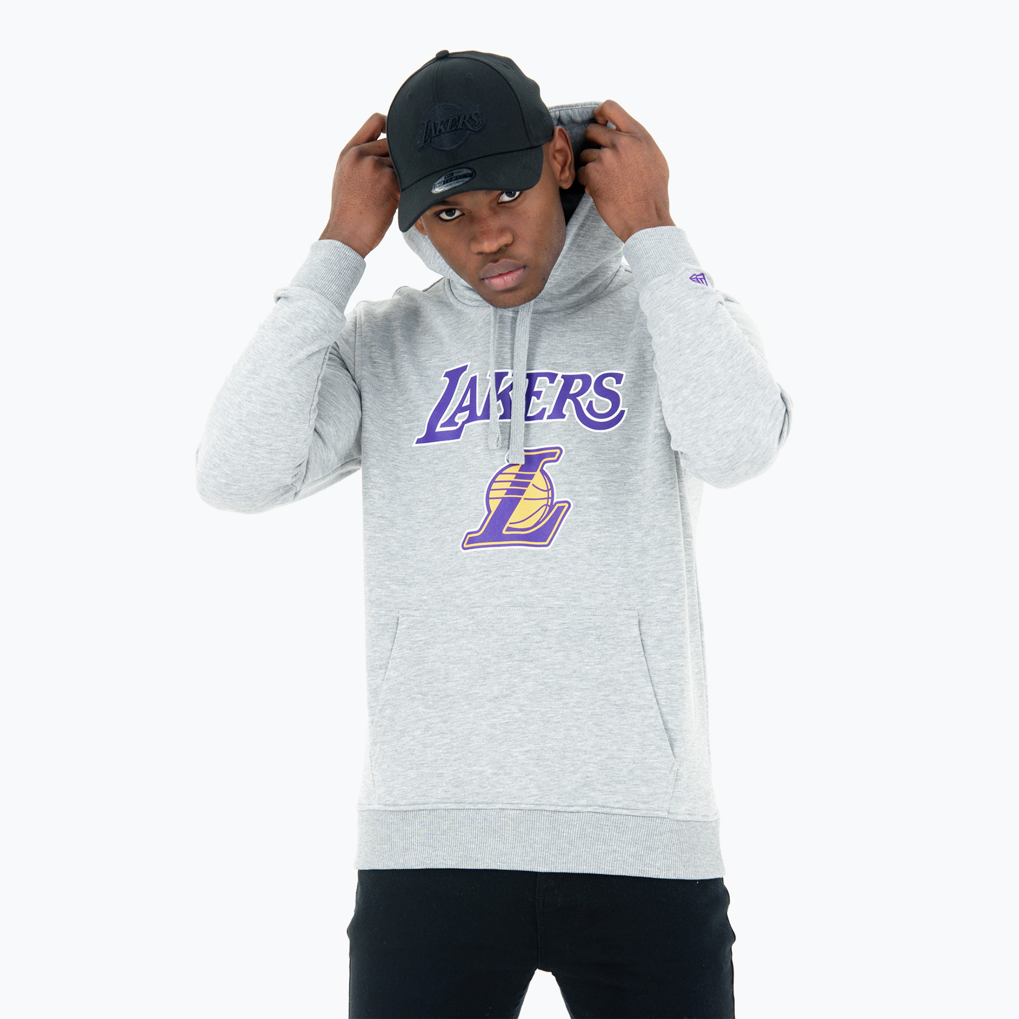 17%-kal olcsóbban.  Férfi New Era NBA Regular Hoody Los Angeles Lakers gray med melegítőfelső