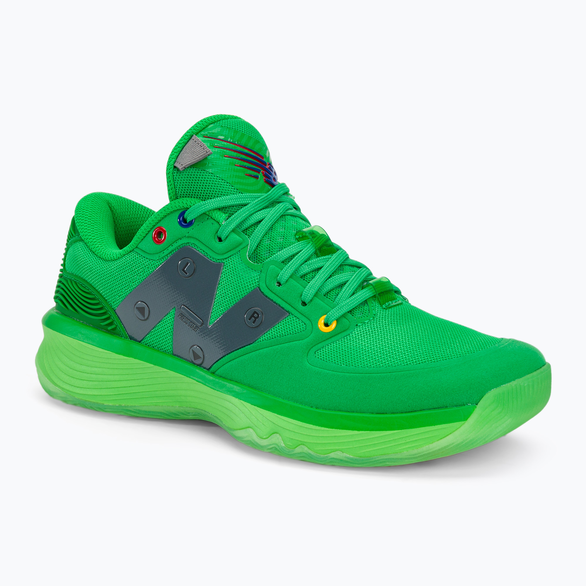 15%-kal olcsóbban.  New Balance Hesi Alacsony kosárlabda cipő sárga zöld. Méret: 43 EU