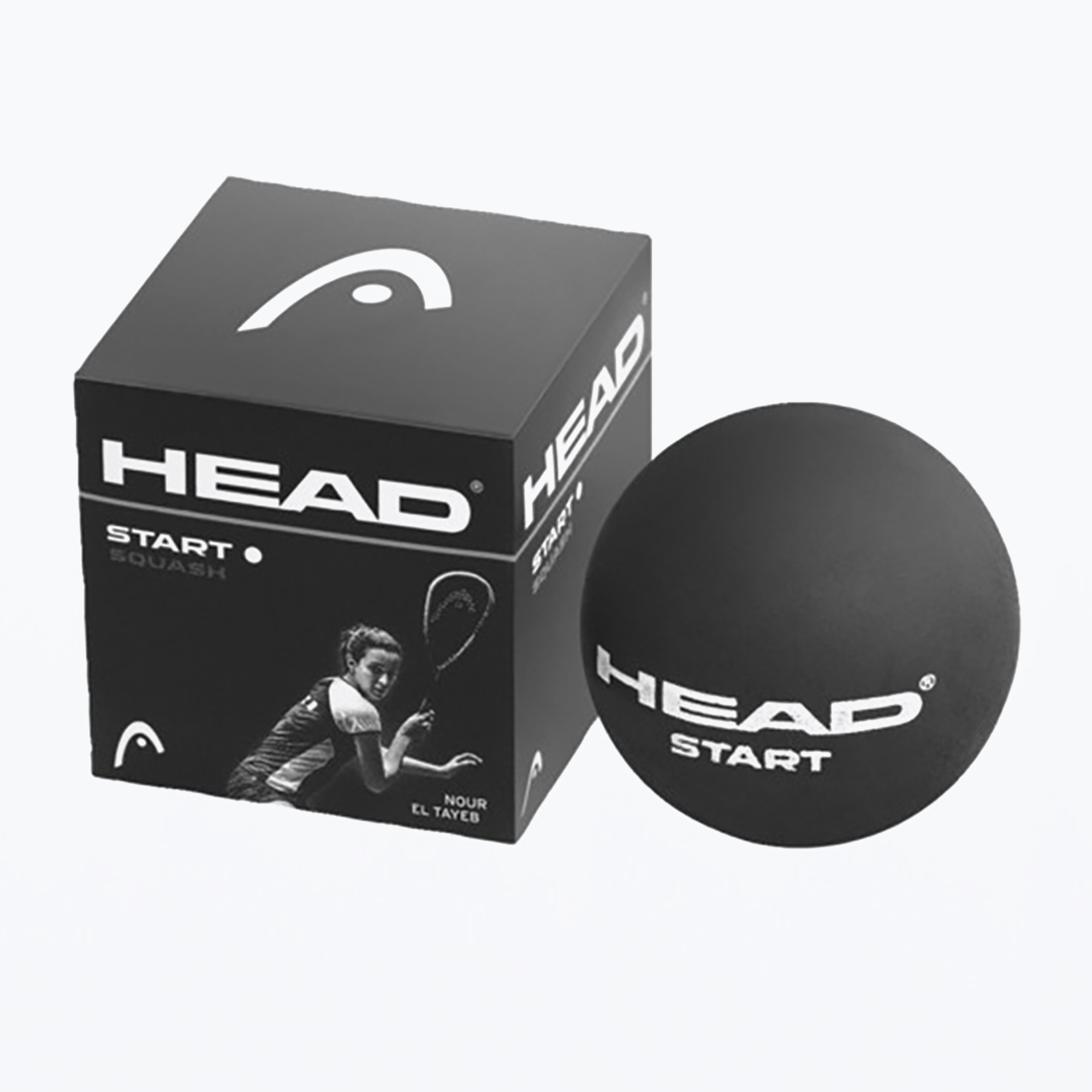 HEAD sq Start Squash labda 1 db fekete 287346. Méret: OS