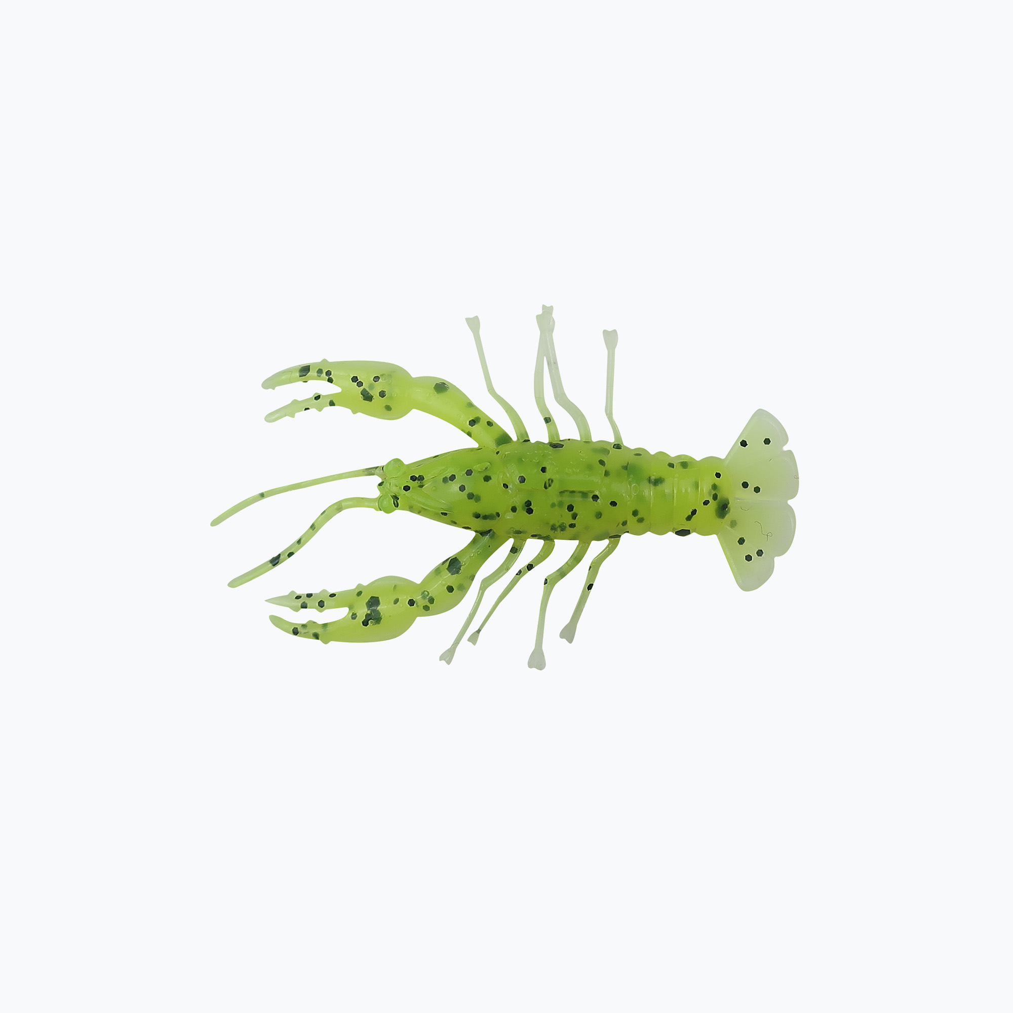 42%-kal olcsóbban.  Gumicsali Relax Crawfish 1 Laminált 8 db. Chartreuse-fekete Jumbo Glitter / Fehér CRF1. Méret: 1 / 2.5 cm