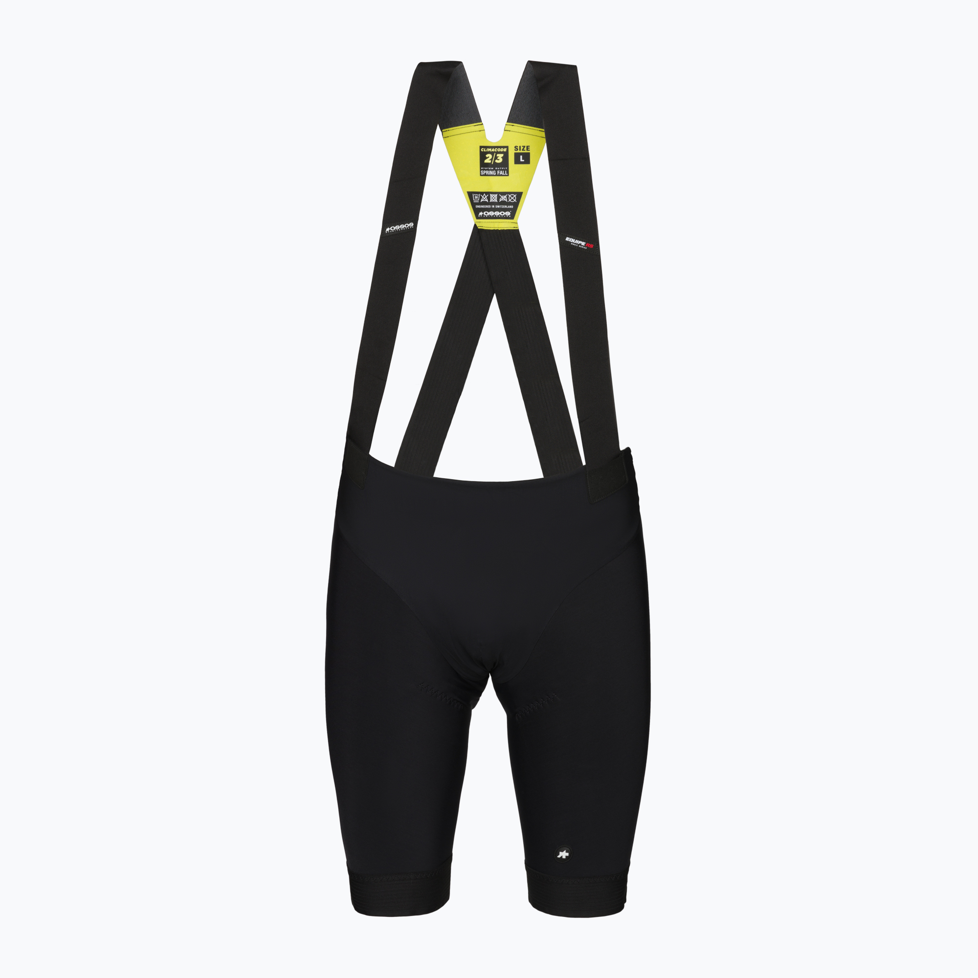 Férfi ASSOS Equipe RS Spring Fall bibshort fekete 11.10.211.18. Méret: S