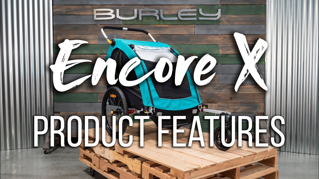 Burley gyermek kerékpár utánfutó Encore X kék BU-937101