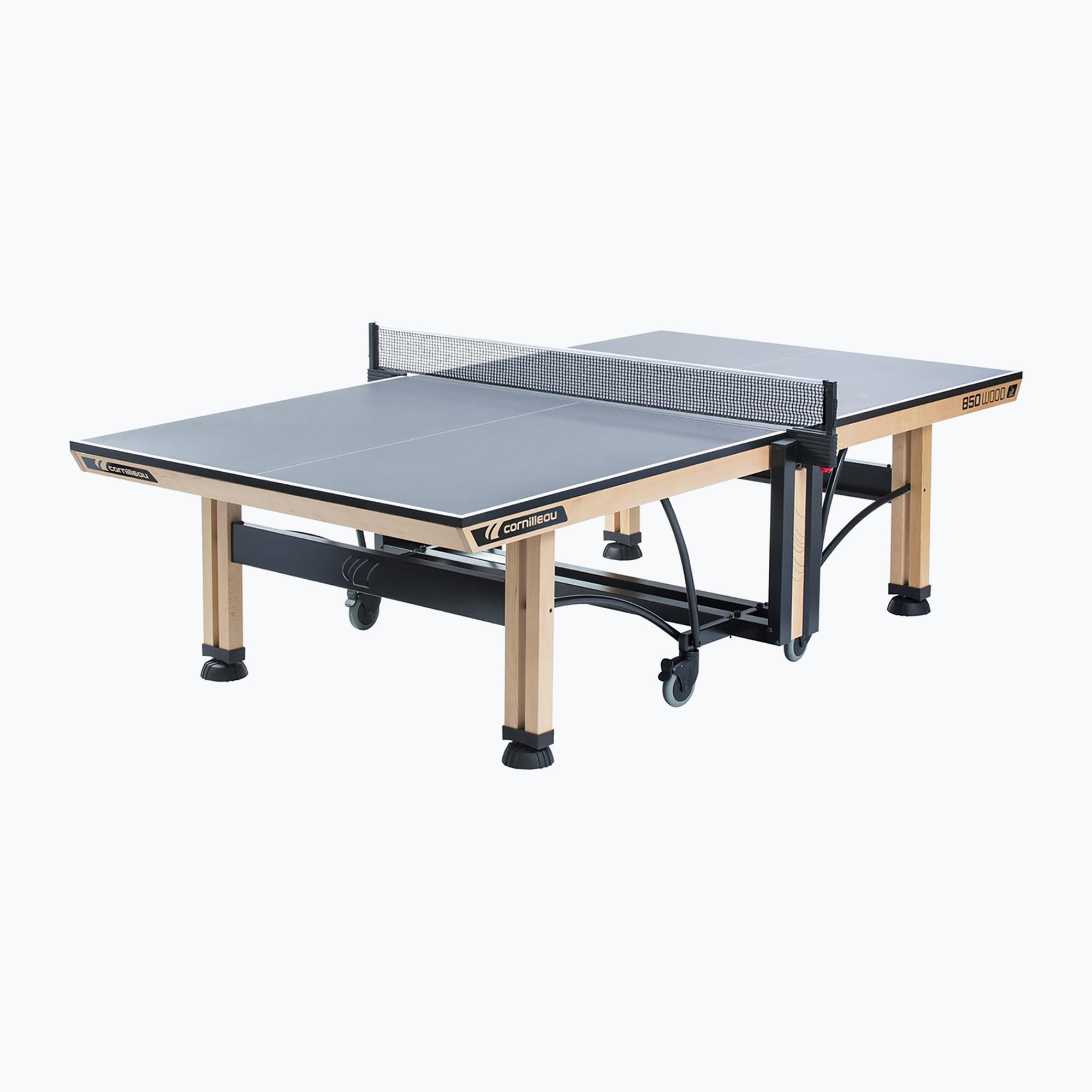 8%-kal olcsóbban.  Cornilleau Competition 850 Wood ITTF Beltéri asztalitenisz asztal szürke 118602. Méret: OS