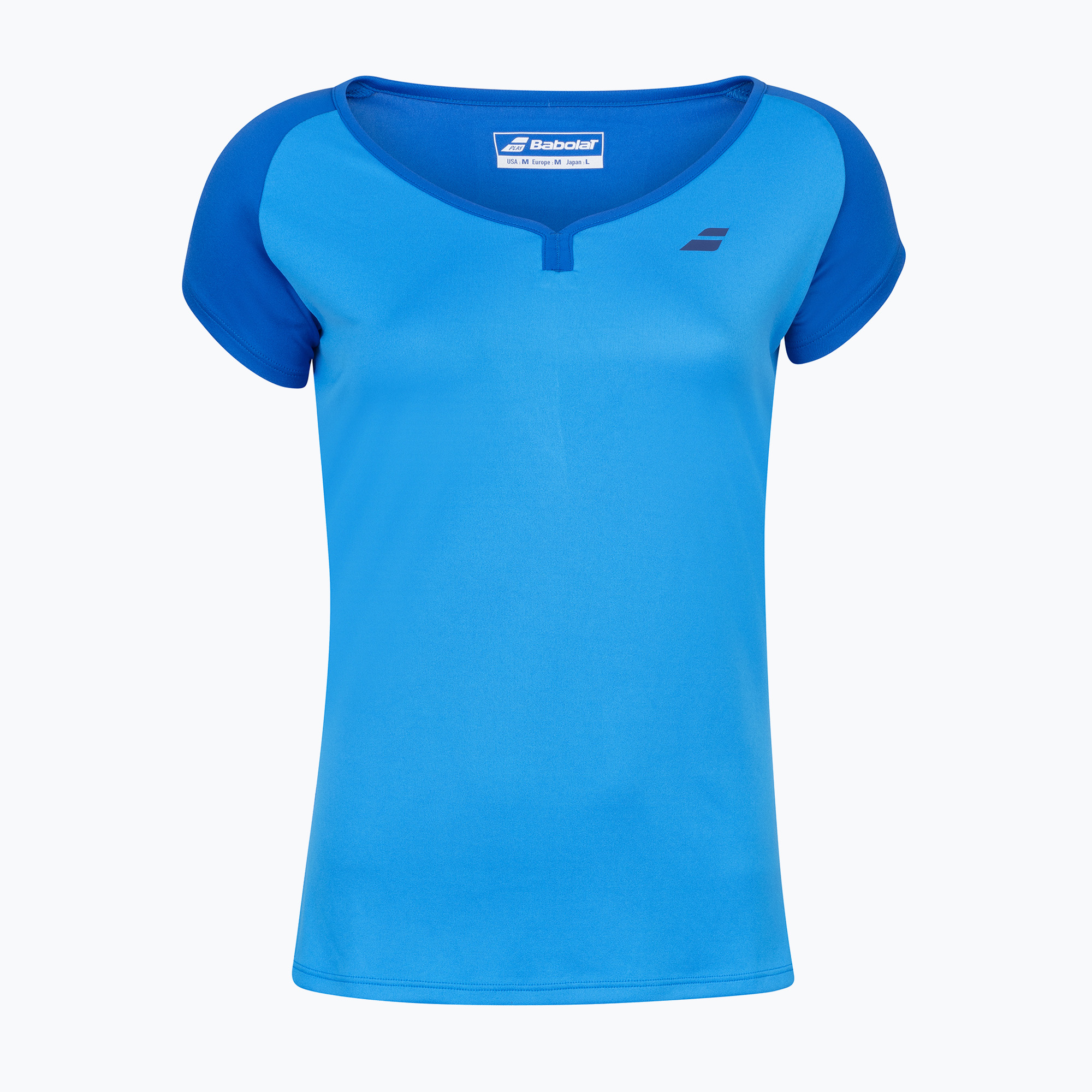 42%-kal olcsóbban.  Gyermek teniszpóló BABOLAT Play Cap Sleeve kék 3GP1011. Méret: 140