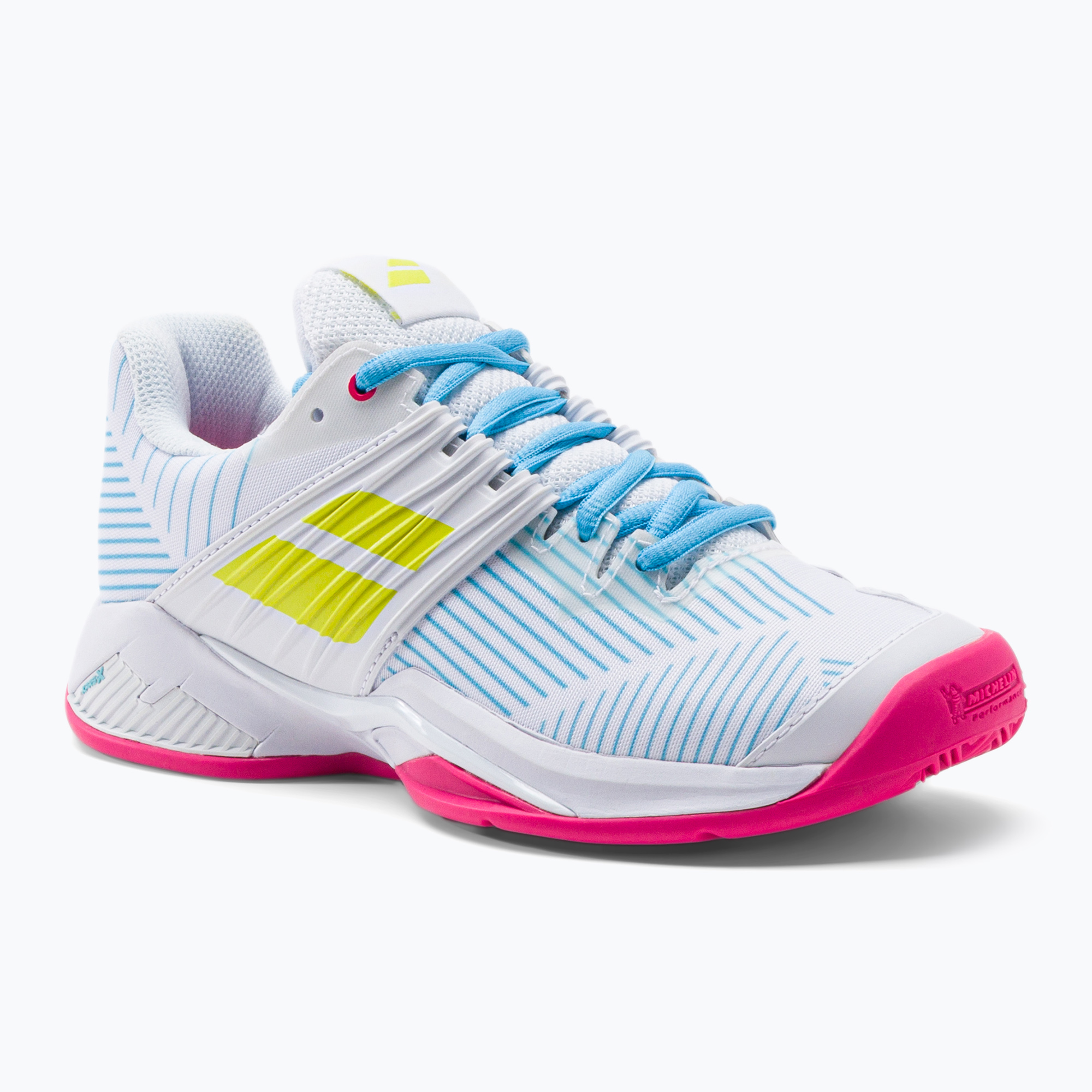 47%-kal olcsóbban.  Női teniszcipők BABOLAT 22 Propulse Fury Clay fehér 31S22554. Méret: 38 (5 UK)