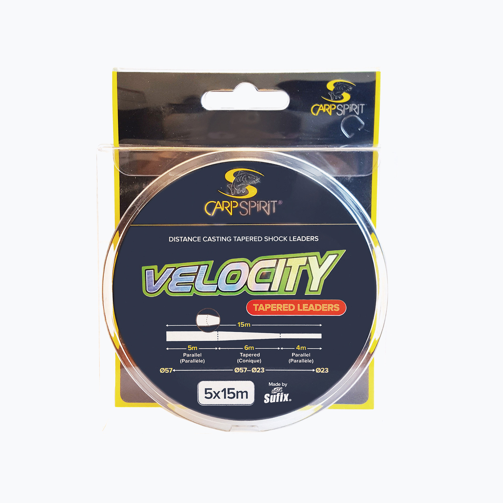 23%-kal olcsóbban.  Carp Spirit Velocity Tarped Leader 5X15M átlátszó ACS470079. Méret: OS