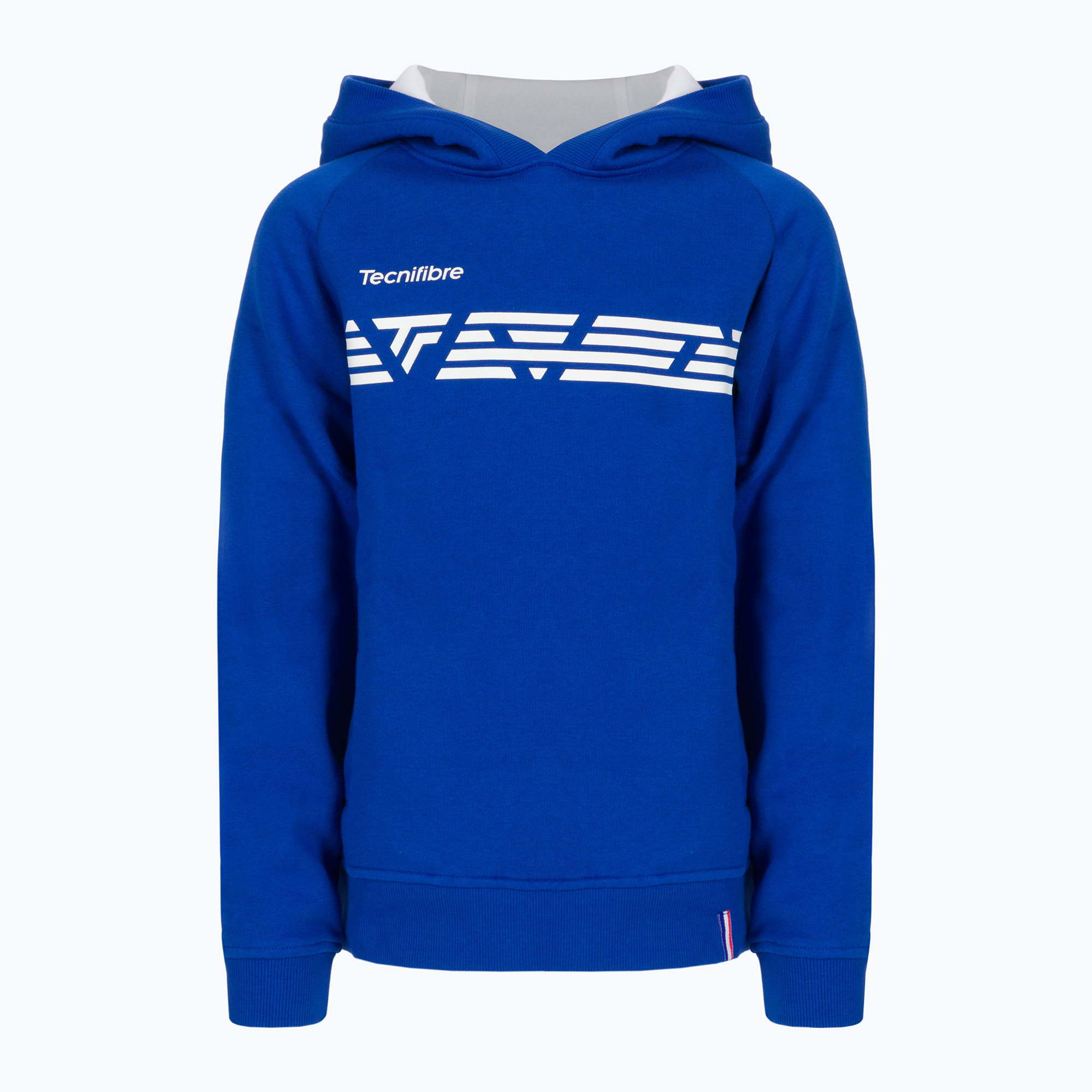 39%-kal olcsóbban.  Gyermek tenisz pulóver Tecnifibre Fleece kapucnis pulóver kék 21LAHORO0B. Méret: 152-164