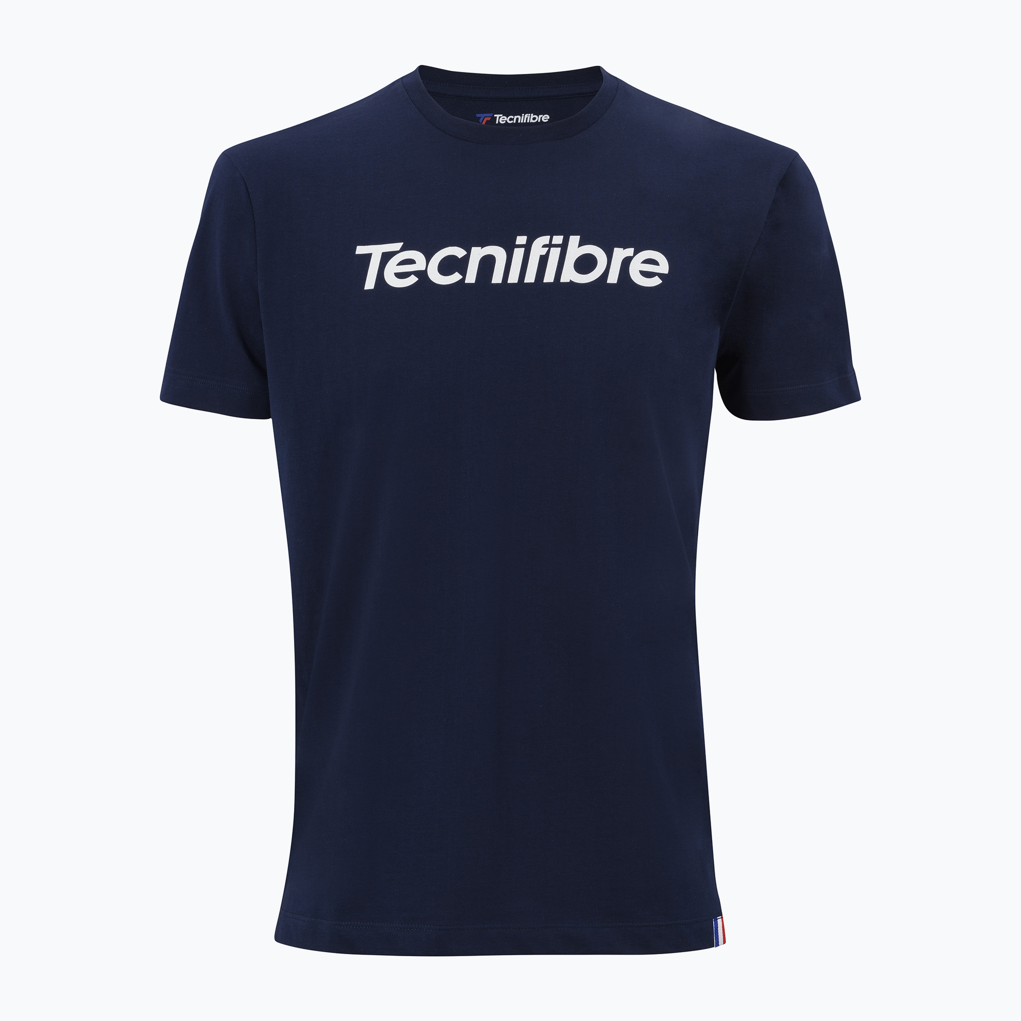 24%-kal olcsóbban.  Gyermek tenisz póló Tecnifibre Team Cotton Tee marine. Méret: 12-14