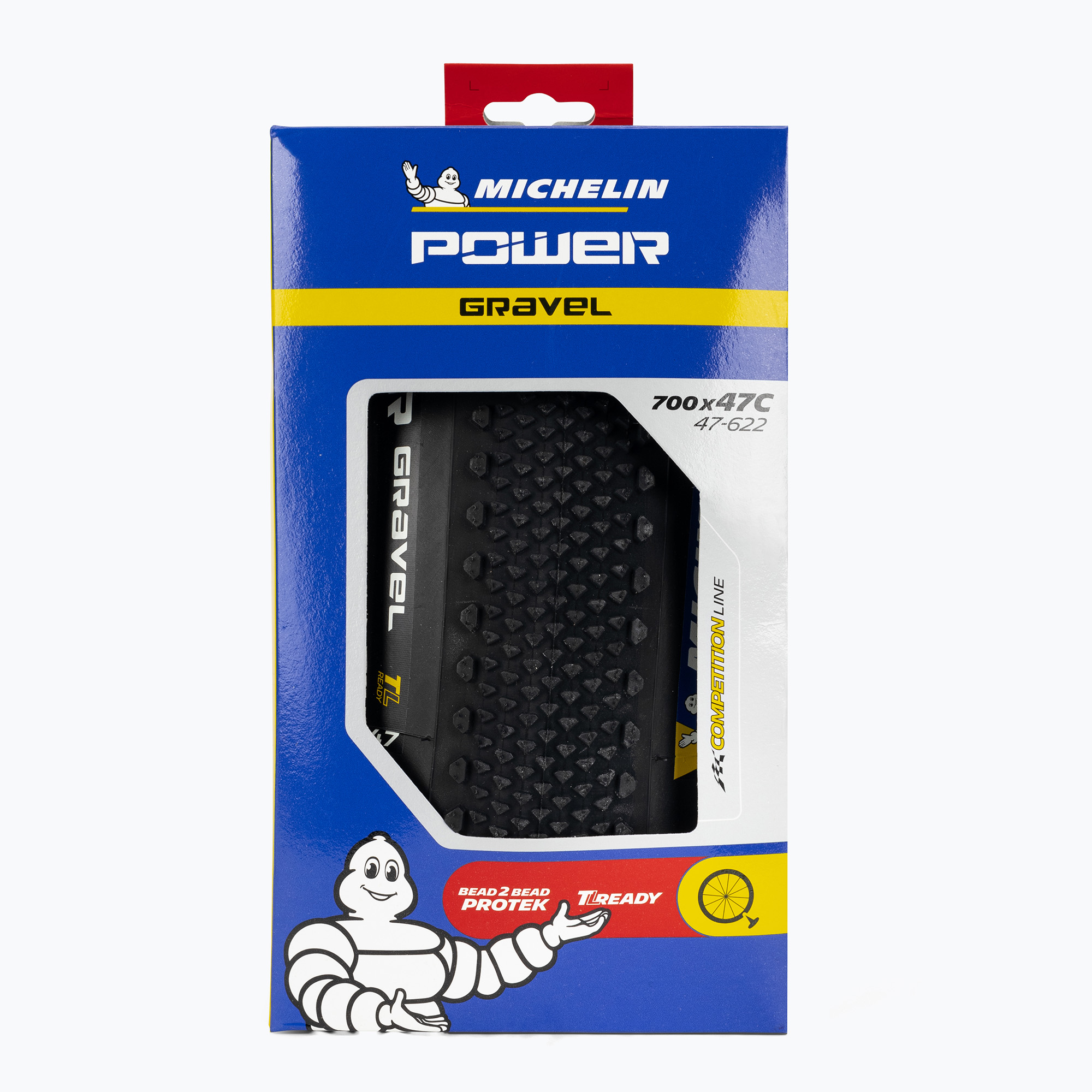 30%-kal olcsóbban.  Michelin Power Gravel Ts Tlr Kevlar Competition Line kerékpár gumiabroncs fekete 289895. Méret: 700 x 47C