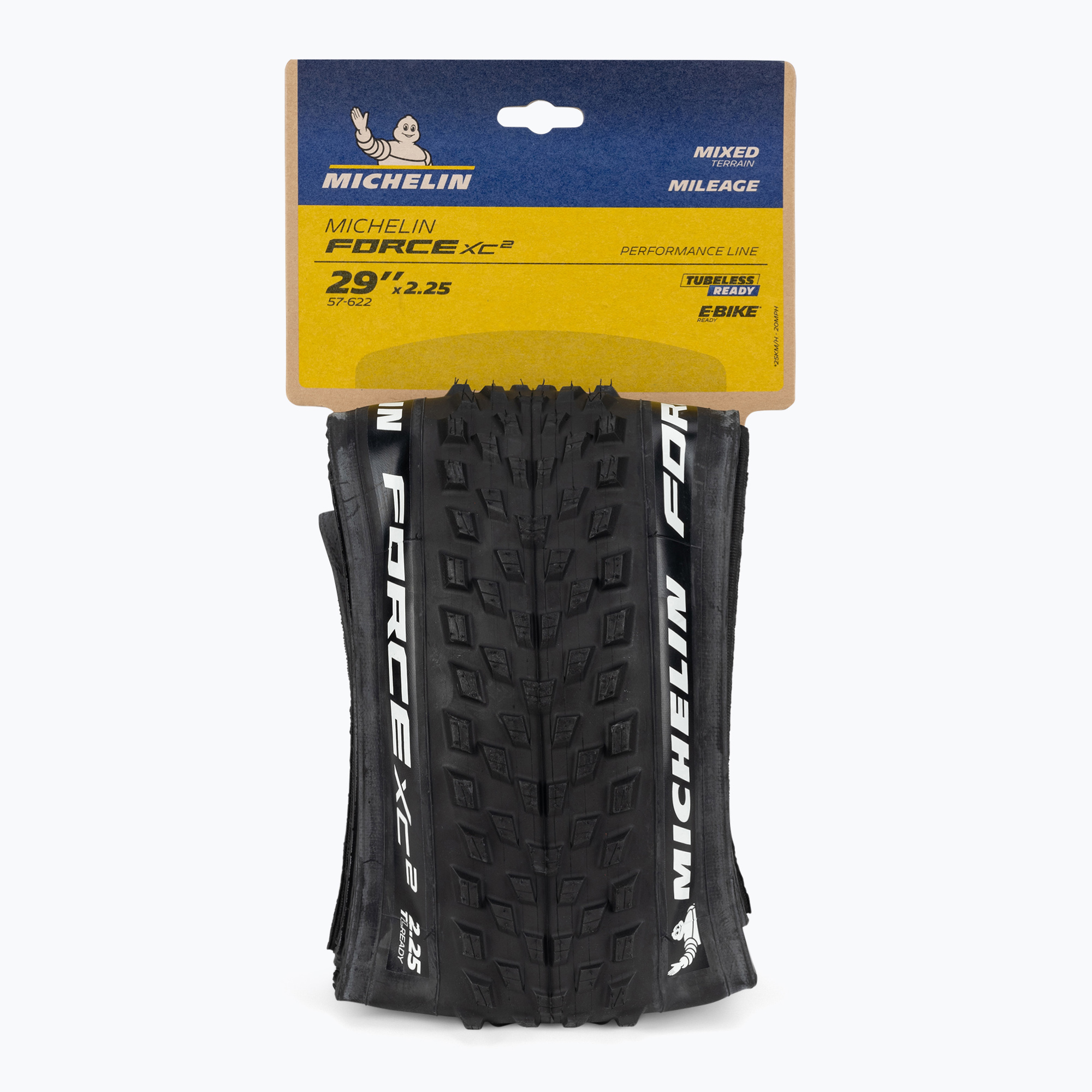 39%-kal olcsóbban.  Michelin Force Xc2 Ts Tlr Kevlar Performance Line kerékpár gumiabroncs fekete 949869. Méret: 29" x 2.25